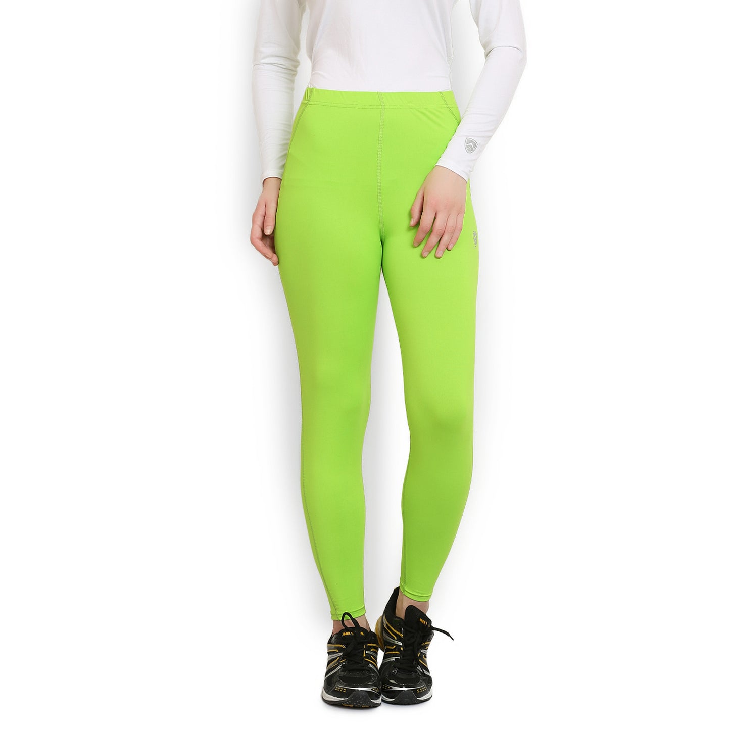 ARMR Women NEON GREEN SKYN Full-length Tights