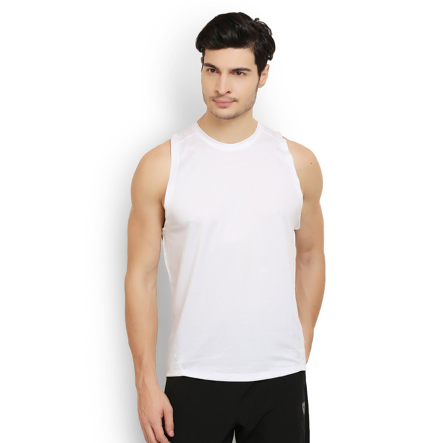 ARMR Mens White SPORT SLEEVELESS TEE