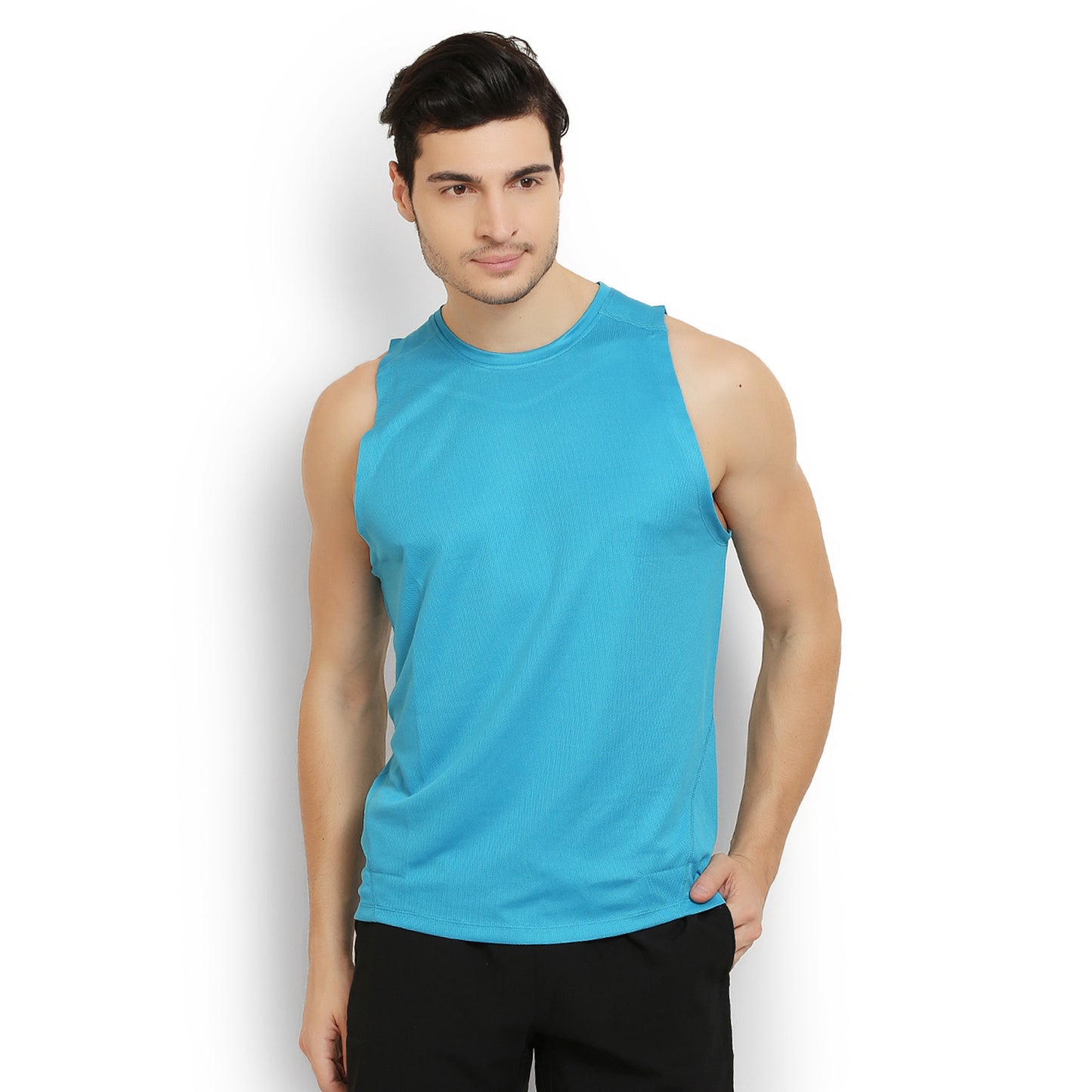 ARMR Mens Sky Blue SPORT SLEEVELESS TEE