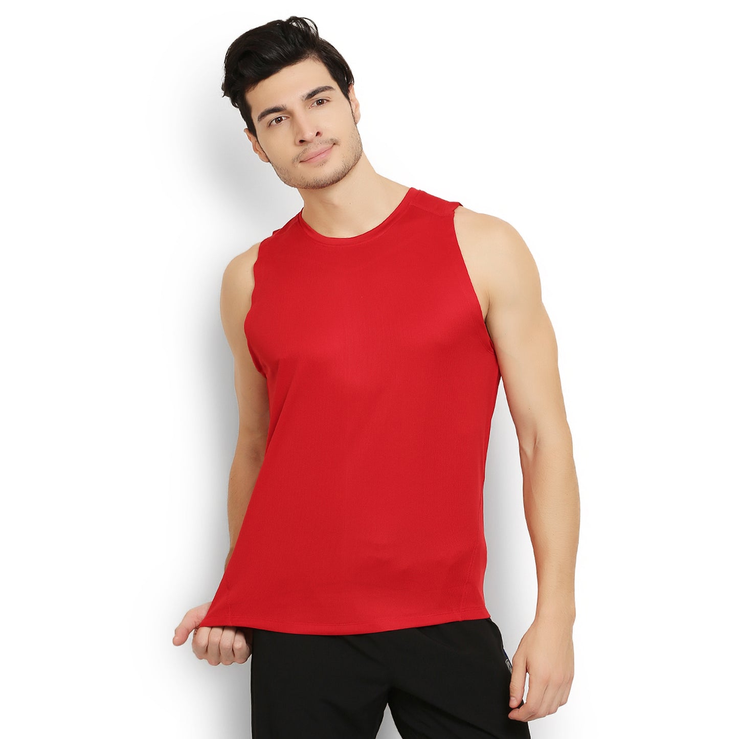 ARMR Mens Red SPORT SLEEVELESS TEE