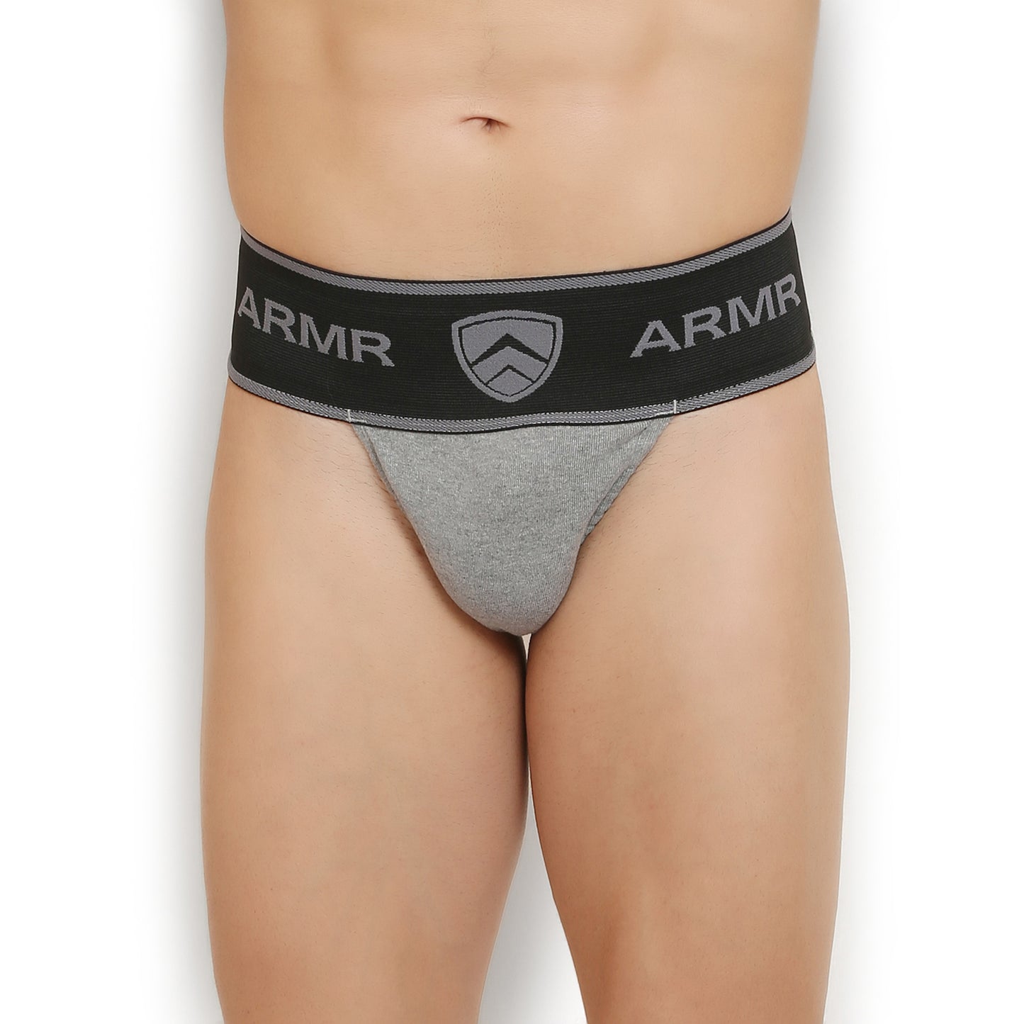 ARMR Men GREY SPORT Supporter Jock-Strap 