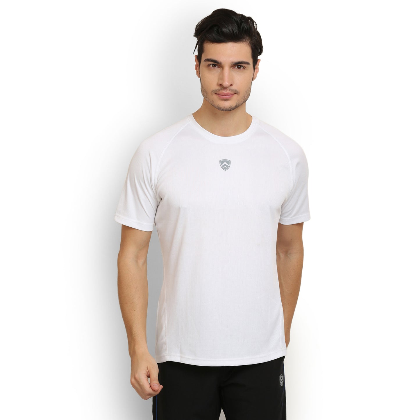 ARMR Mens White SPORT CREW NECK TEE