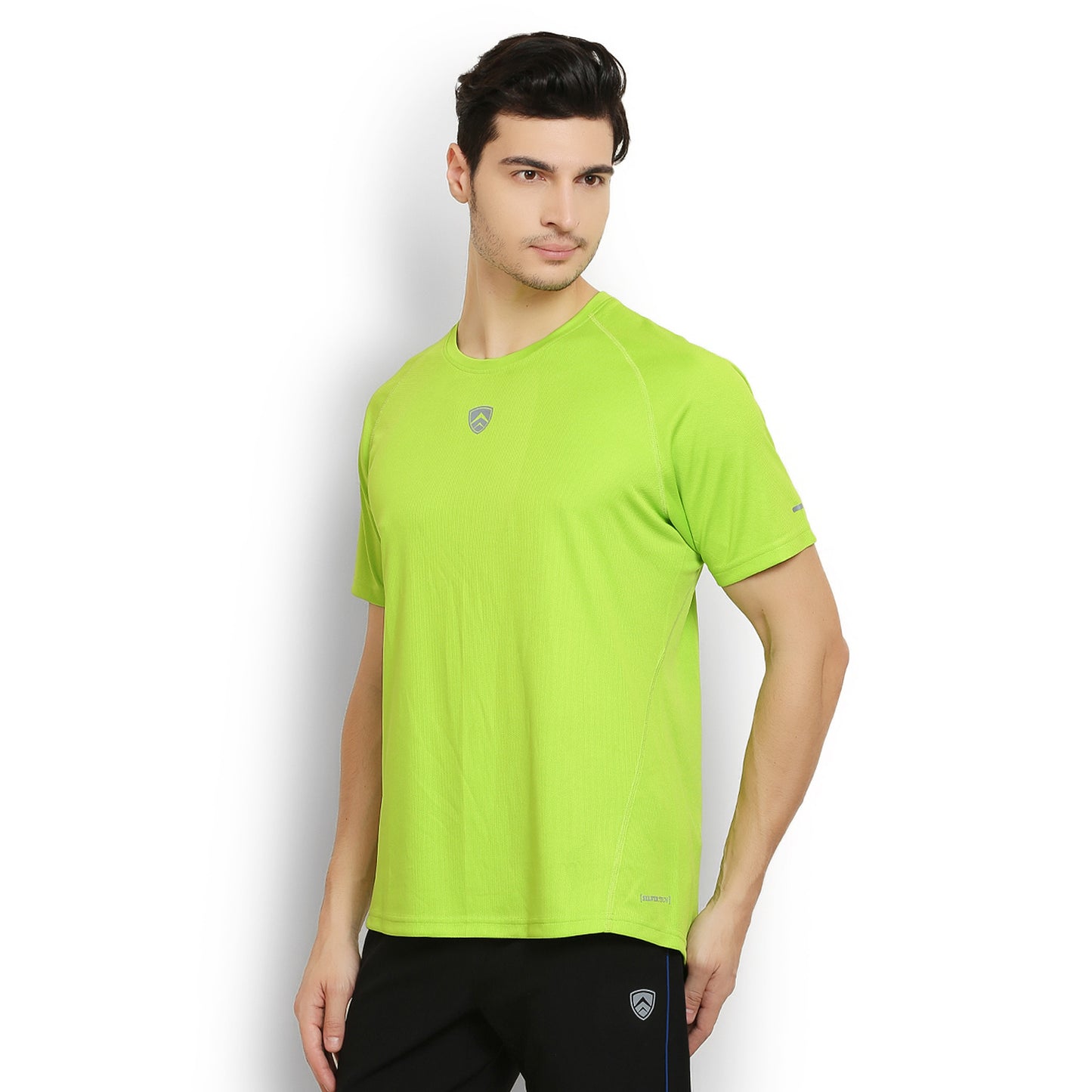 ARMR Mens Neon Green SPORT CREW NECK TEE