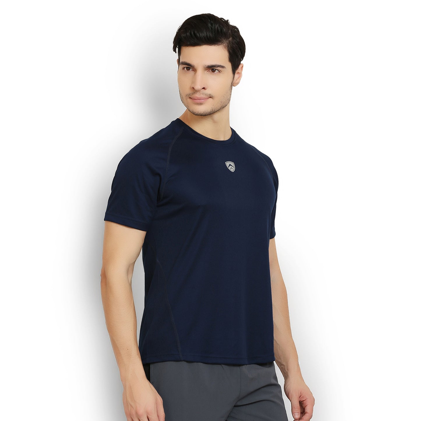 ARMR Mens Navy SPORT CREW NECK TEE