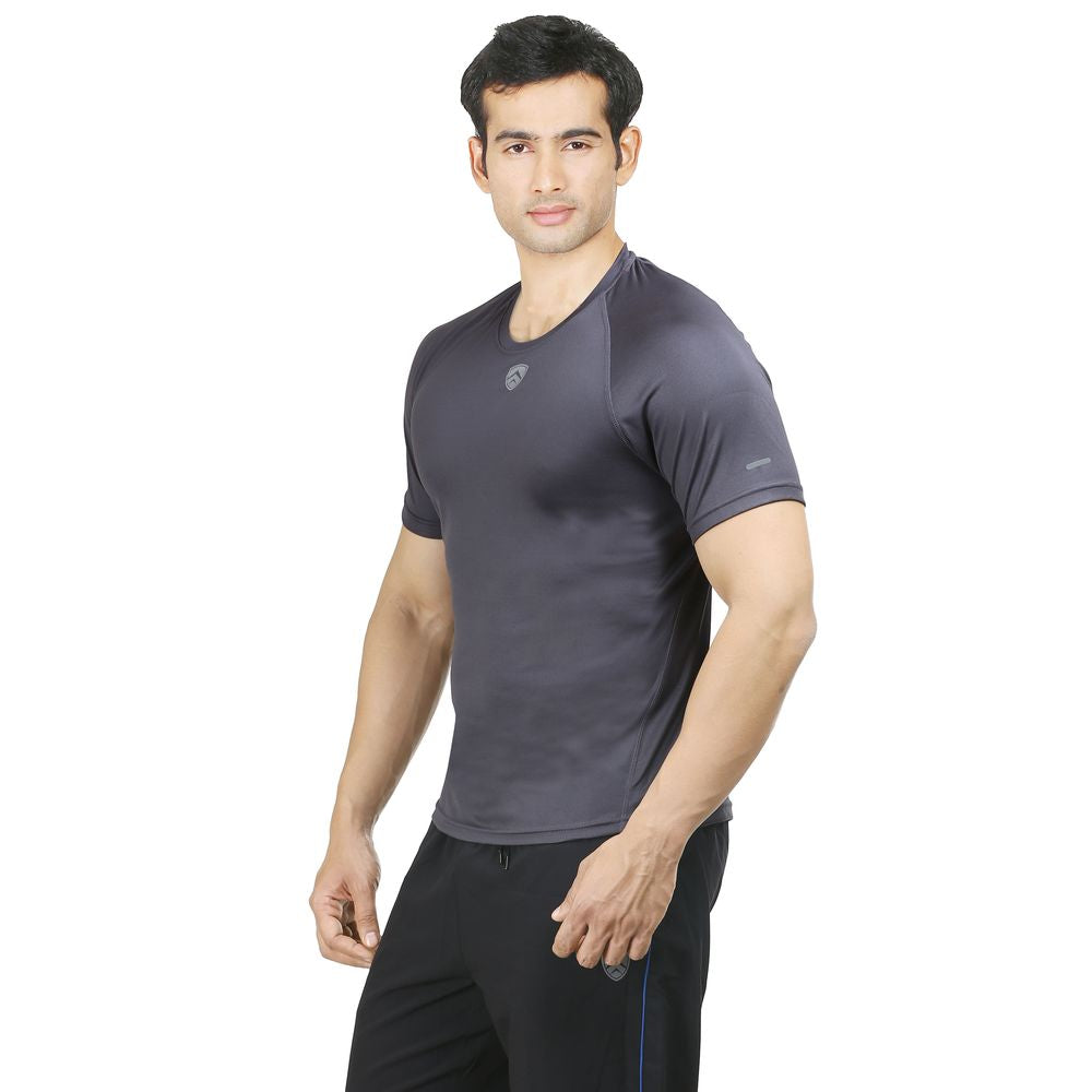 ARMR Mens Charcoal SPORT CREW NECK TEE