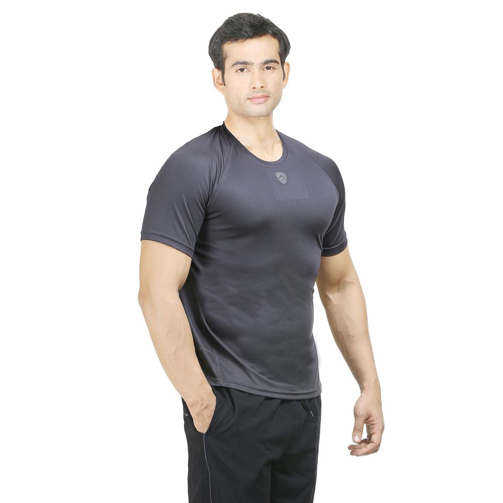 ARMR Mens Charcoal SPORT CREW NECK TEE