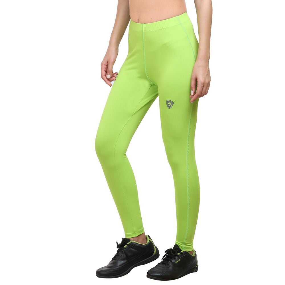 ARMR Women NEON GREEN SKYN Full-length Tights