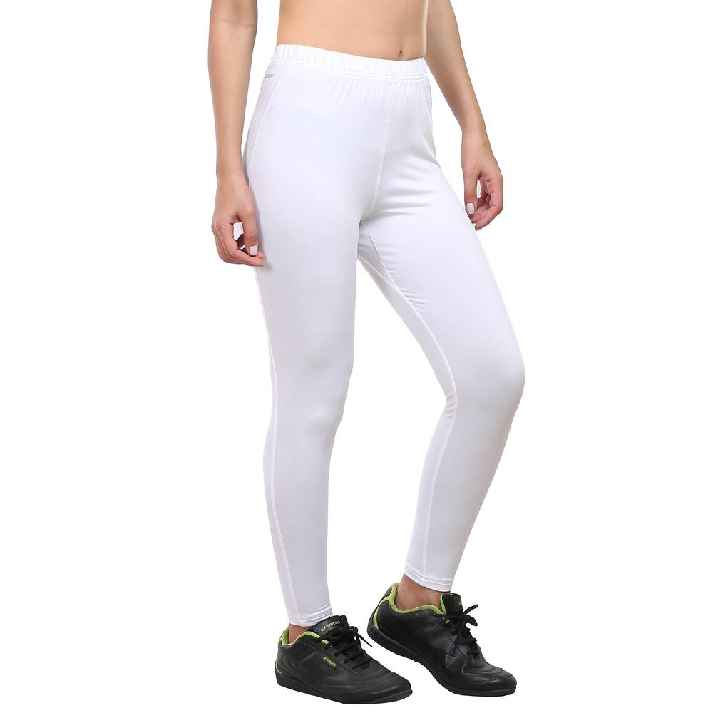 ARMR Women WHITE SKYN Full-length Tights