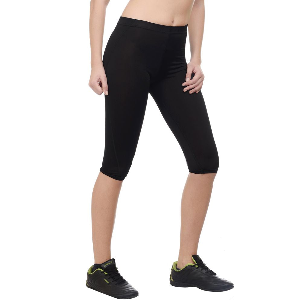 ARMR Women BLACK SKYN 3/4th Capris