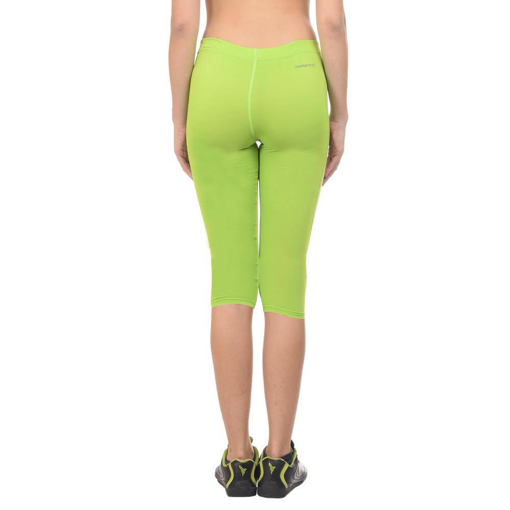 ARMR Women NEON GREEN SKYN 3/4th Capris