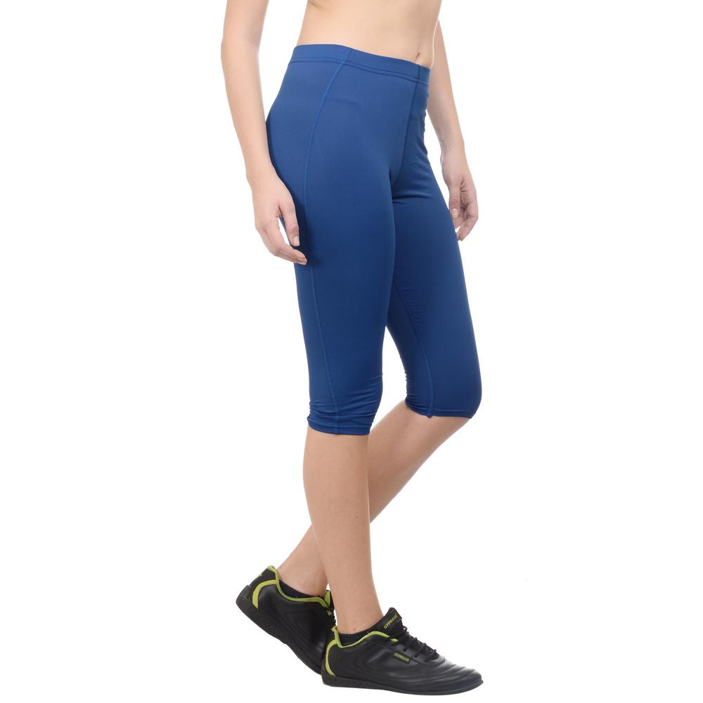 ARMR Women ROYAL BLUE SKYN 3/4th Capris