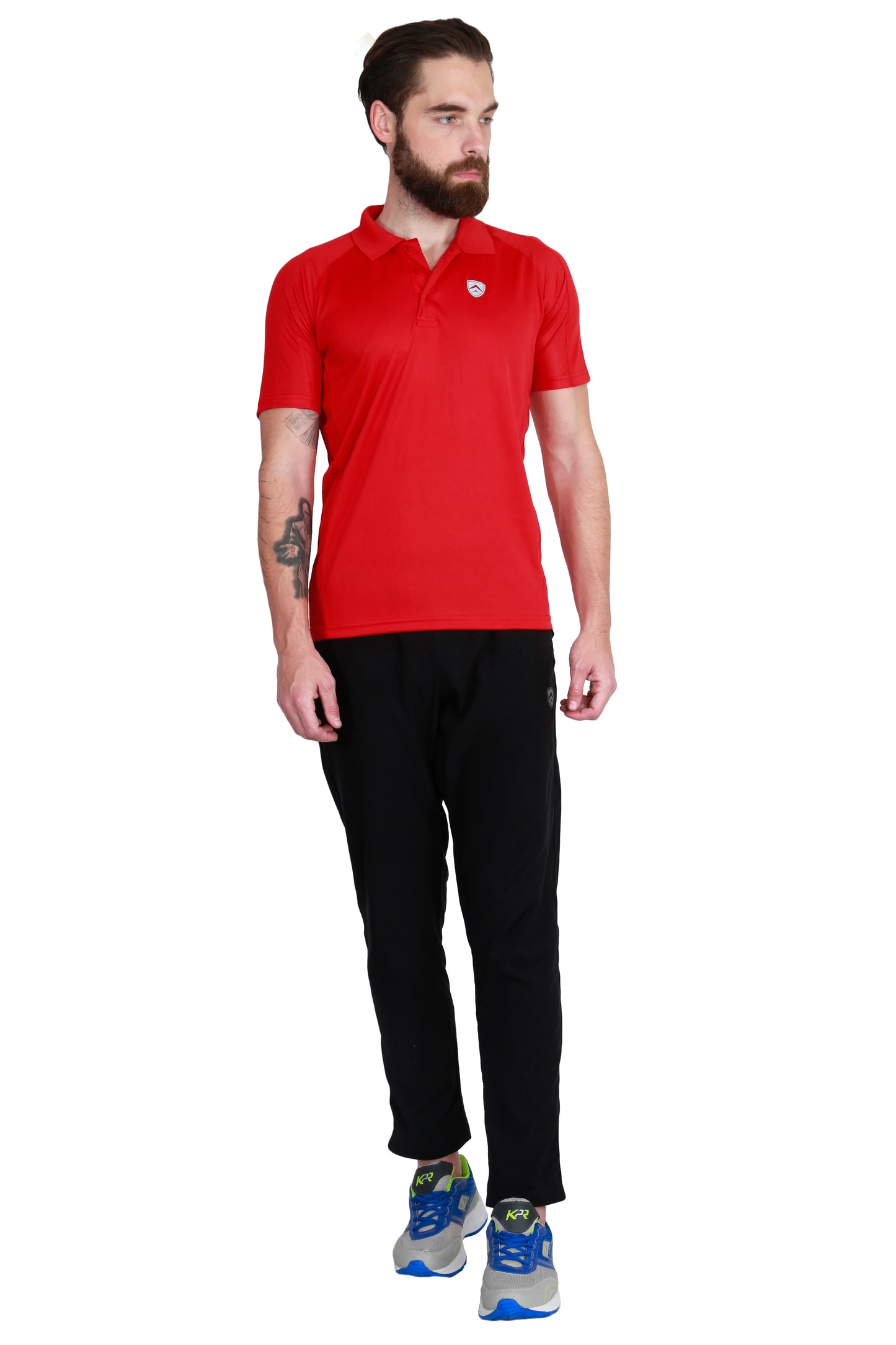 ARMR Men’s Tomato SPORT PERFORMANCE POLO