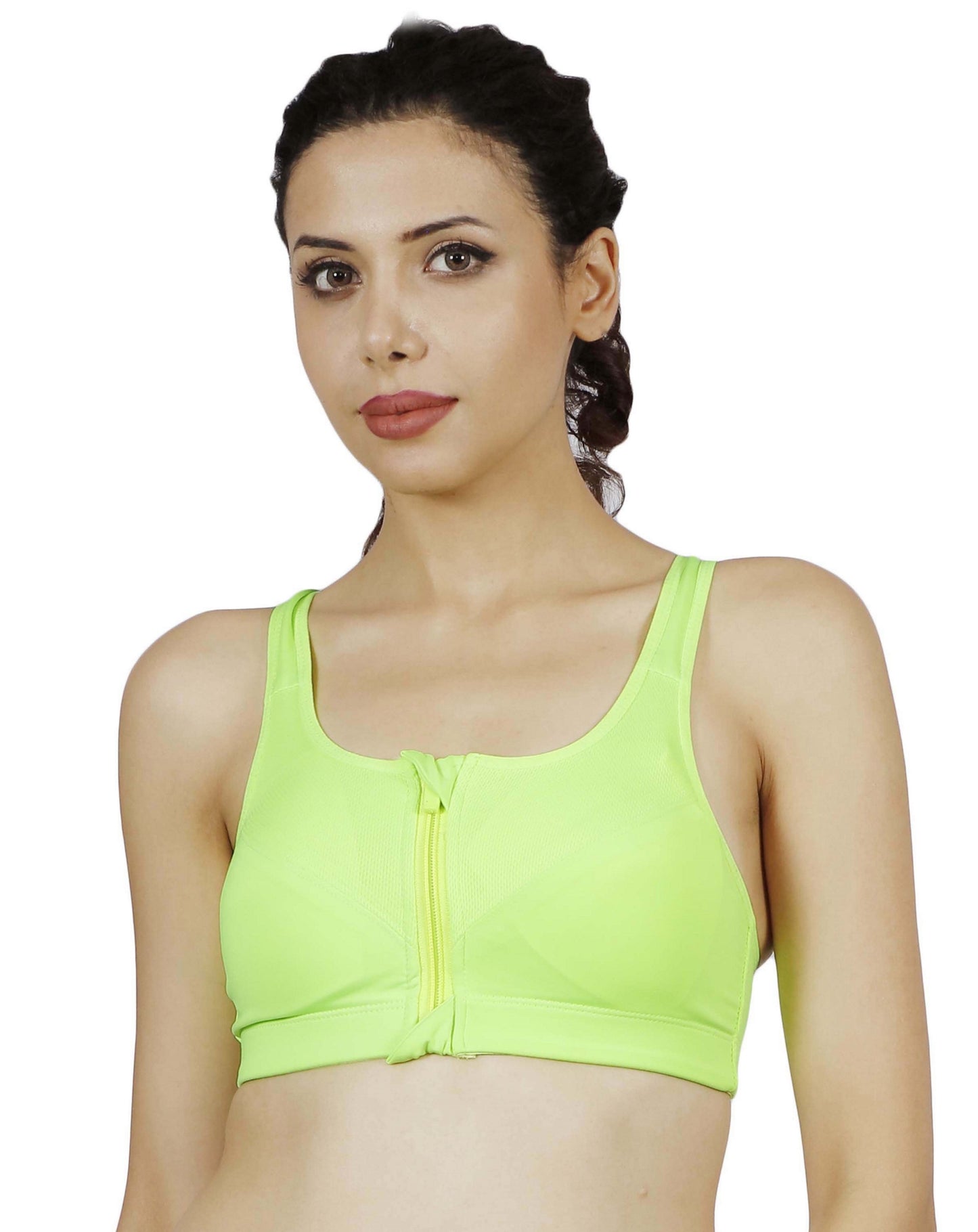 ARMR Women Neon Green SPORT High-Impact Bra