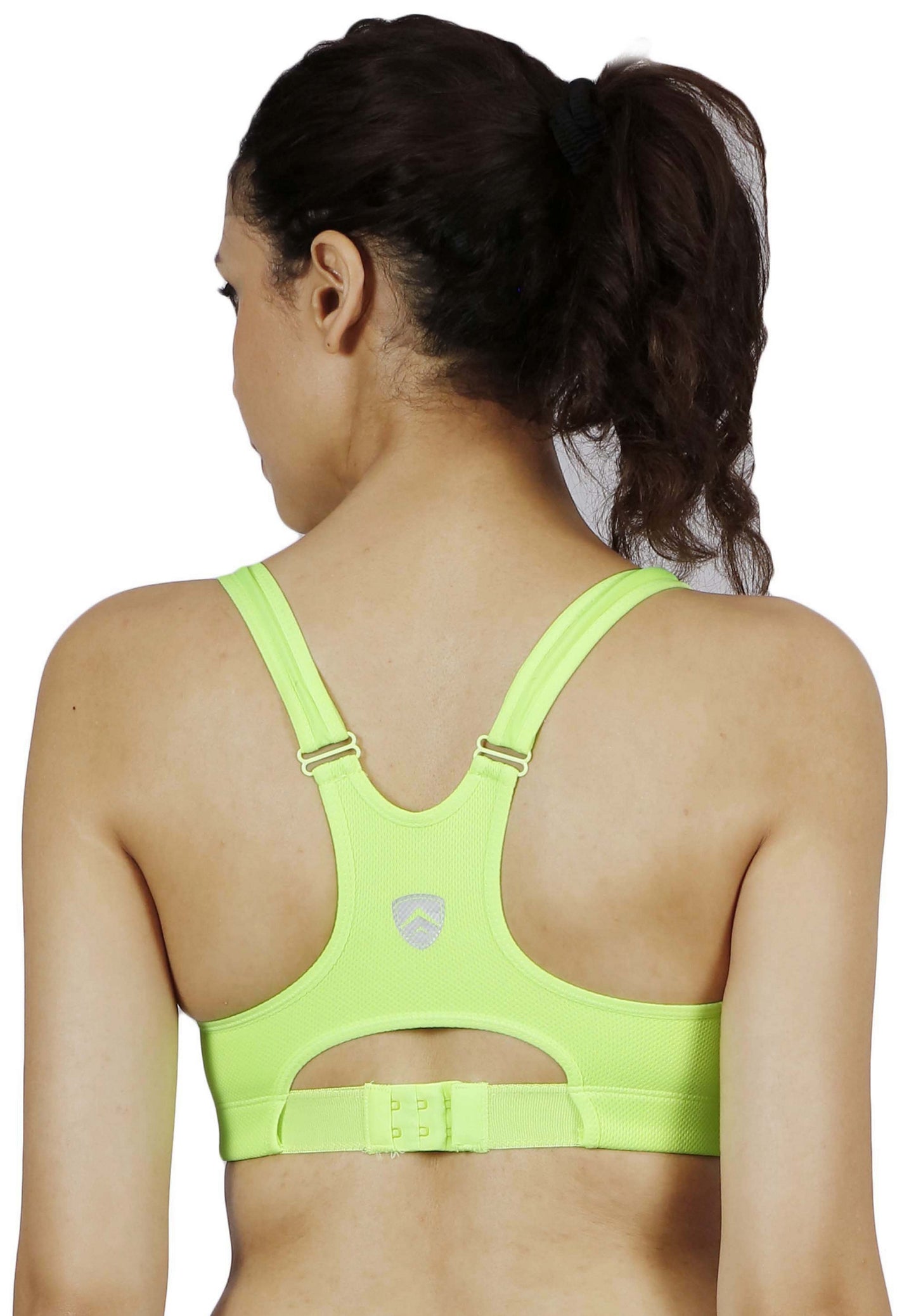 ARMR Women Neon Green SPORT High-Impact Bra