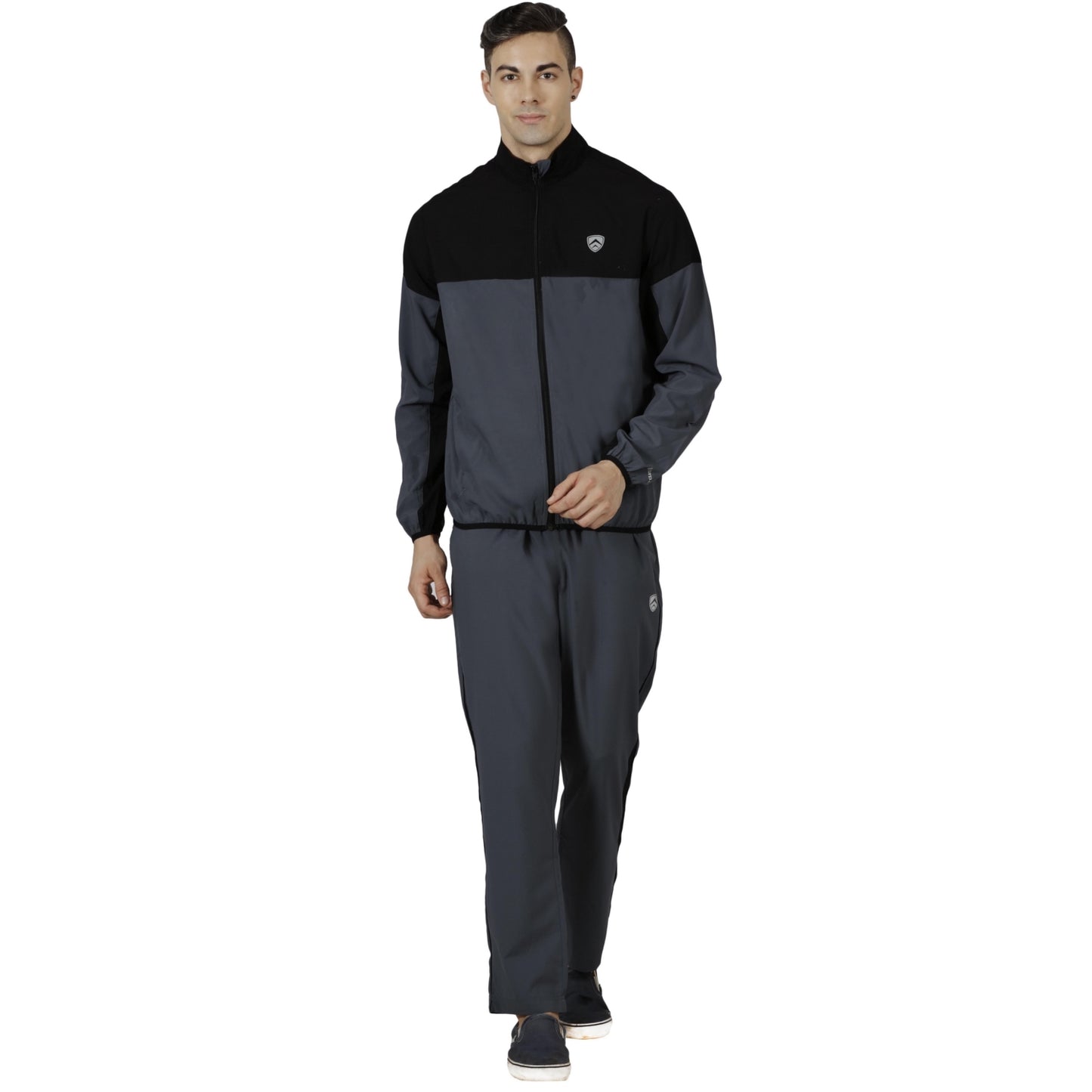 ARMR Mens Graphite/Black SPORT TRAINING JACKET - Square Front