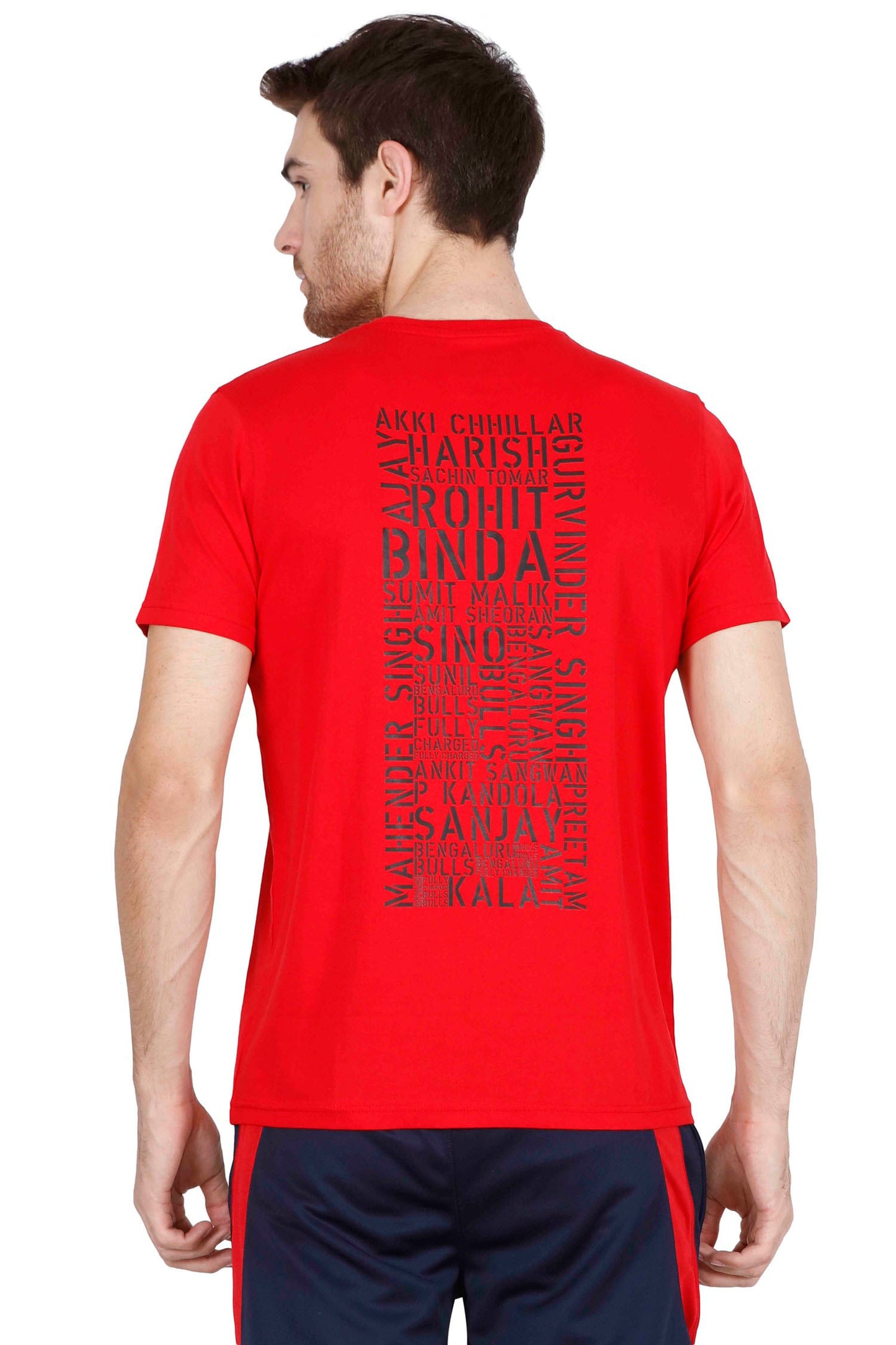 BENGALURU BULLS RED TEAM-NAMES TEE PREMIUM FAN KIT