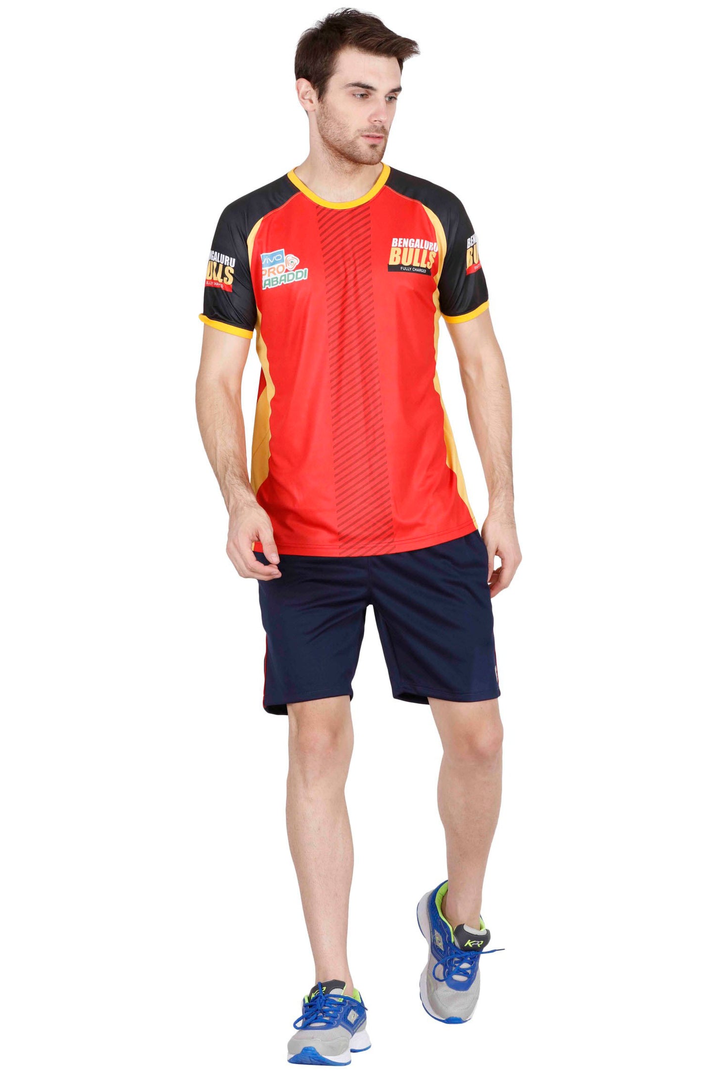 BENGALURU BULLS RED PREMIUM CUSTOM-MADE SUBLIMATED REPLICA TEE