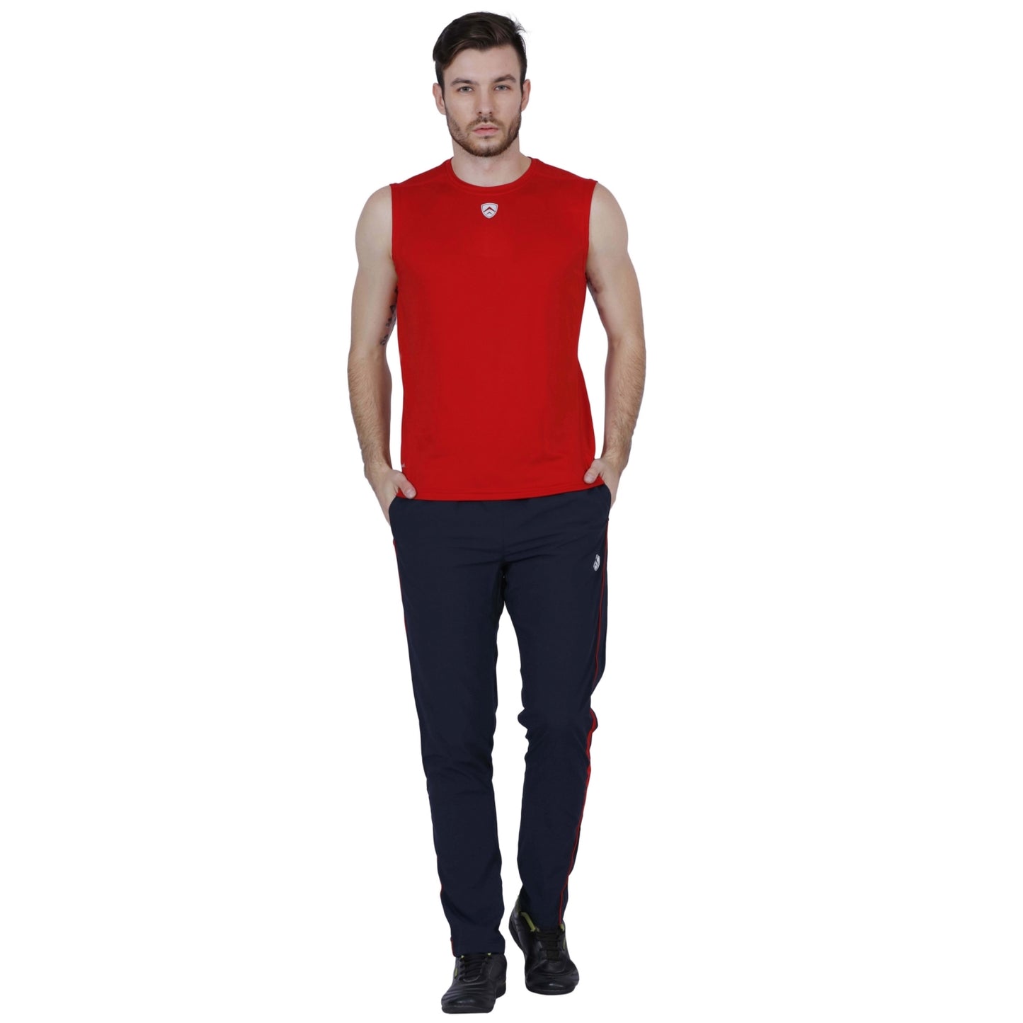 ARMR Unisex Navy/ Red SPORT TRAINING PANTS