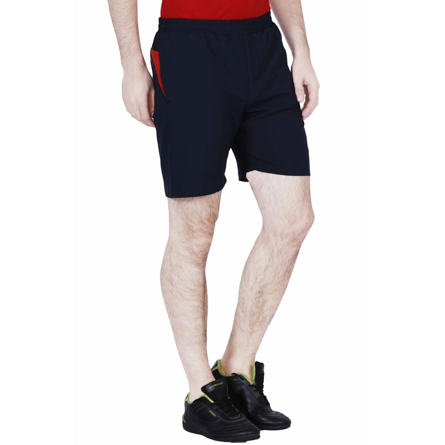 ARMR Mens Navy/ Red SPORT TRAINING SHORTS