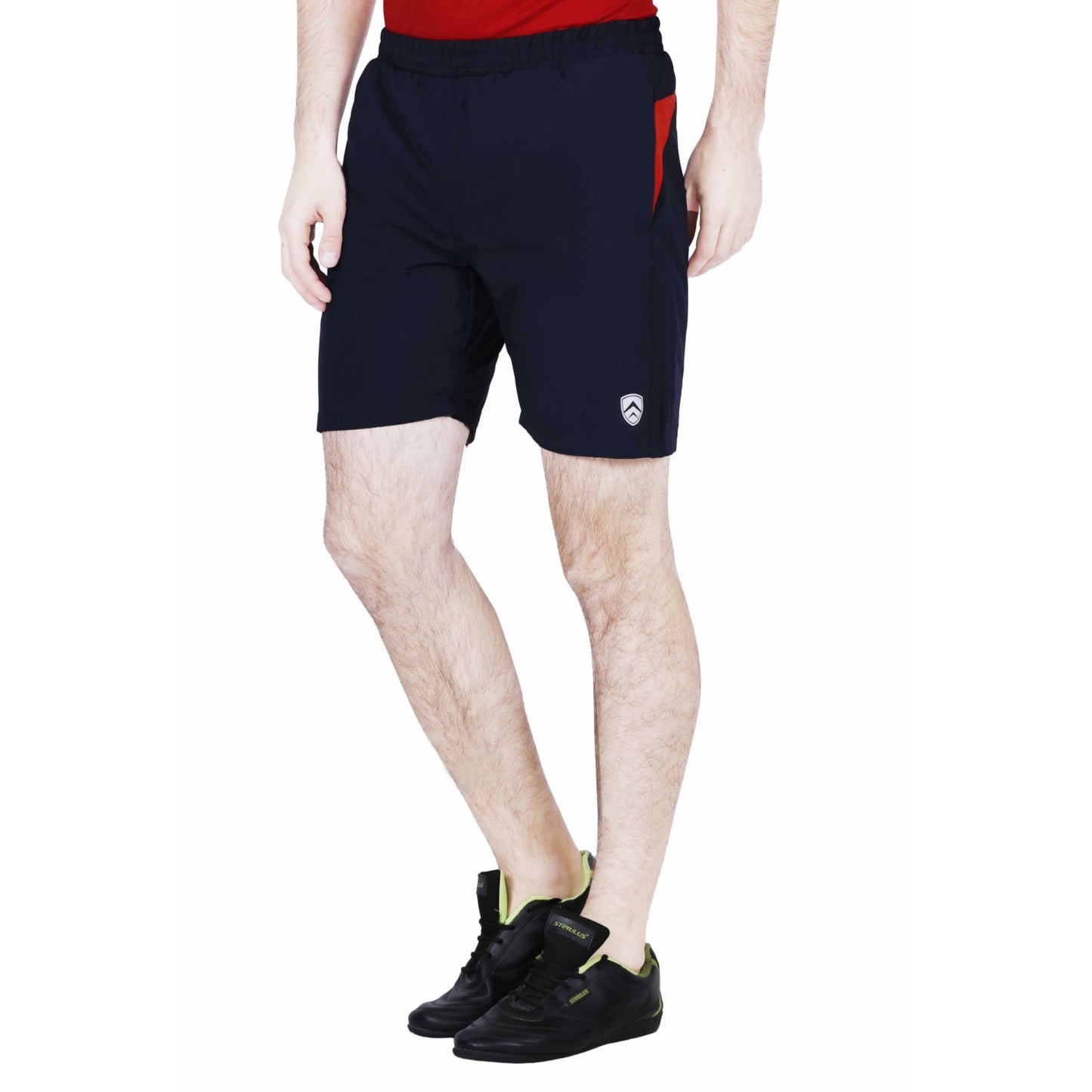 ARMR Mens Navy/ Red SPORT TRAINING SHORTS