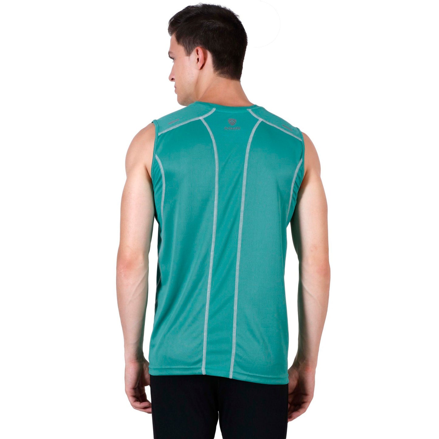 ARMR Men’s Emerald/Ecru SPORT PERFORMANCE SINGLET