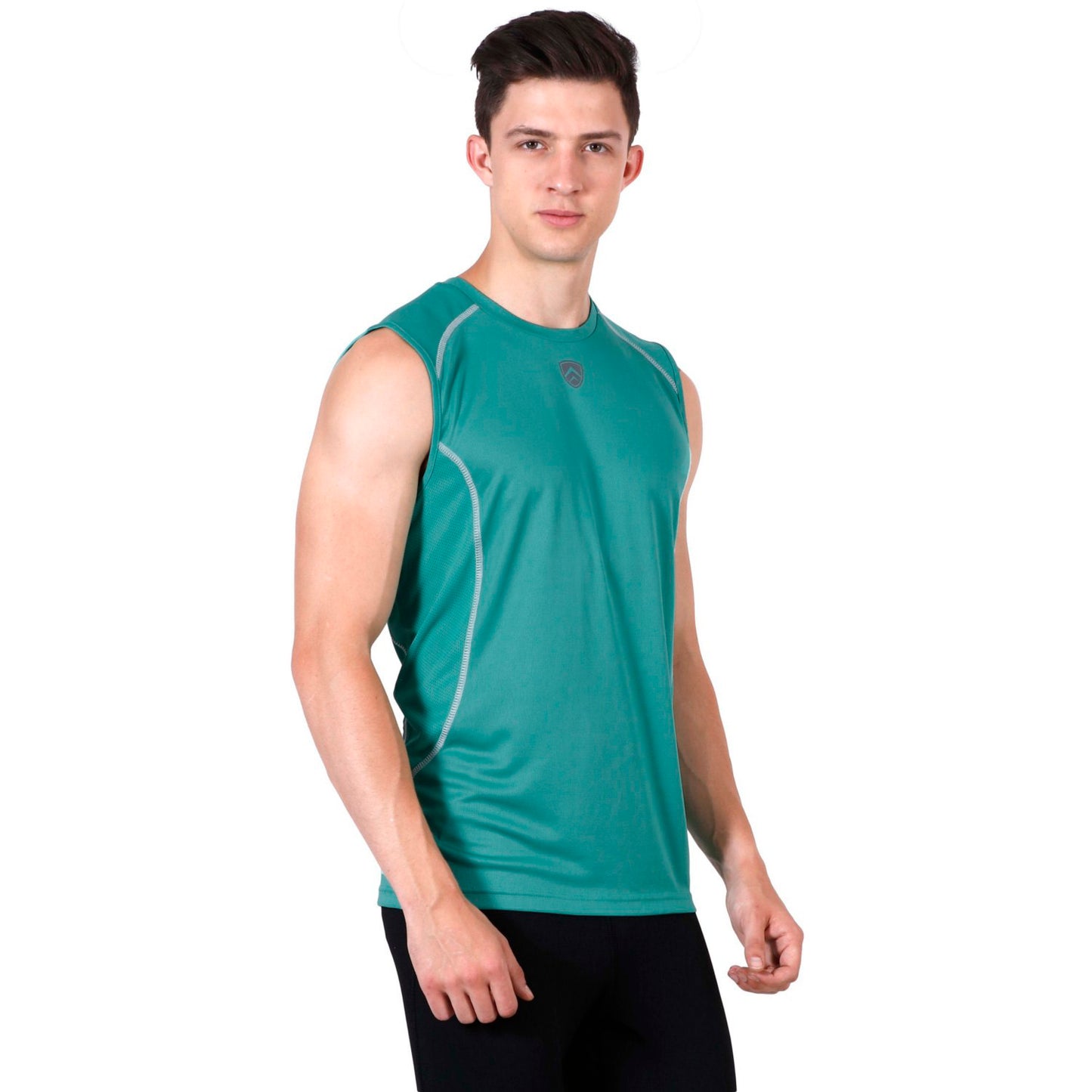 ARMR Men’s Emerald/Ecru SPORT PERFORMANCE SINGLET