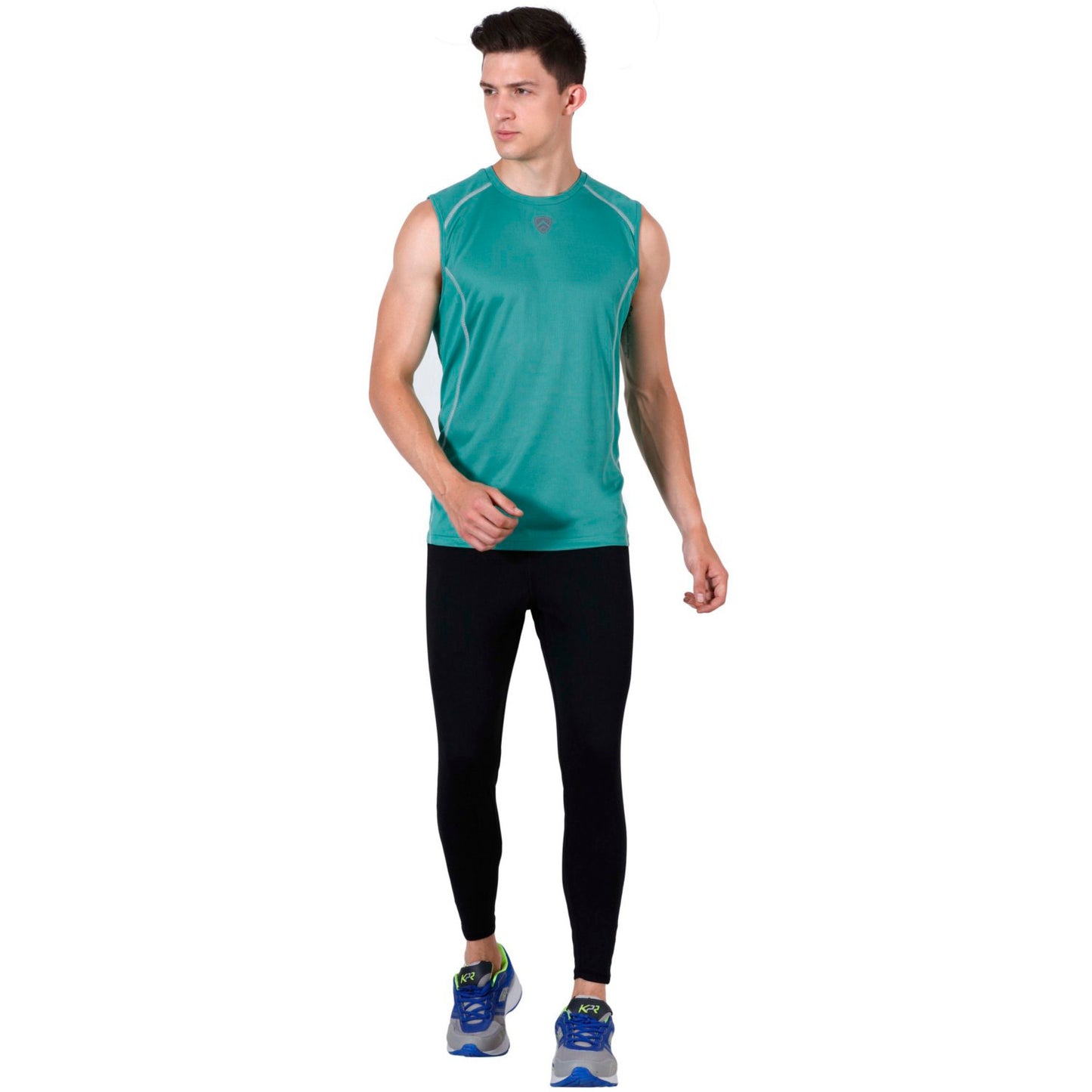 ARMR Men’s Emerald/Ecru SPORT PERFORMANCE SINGLET