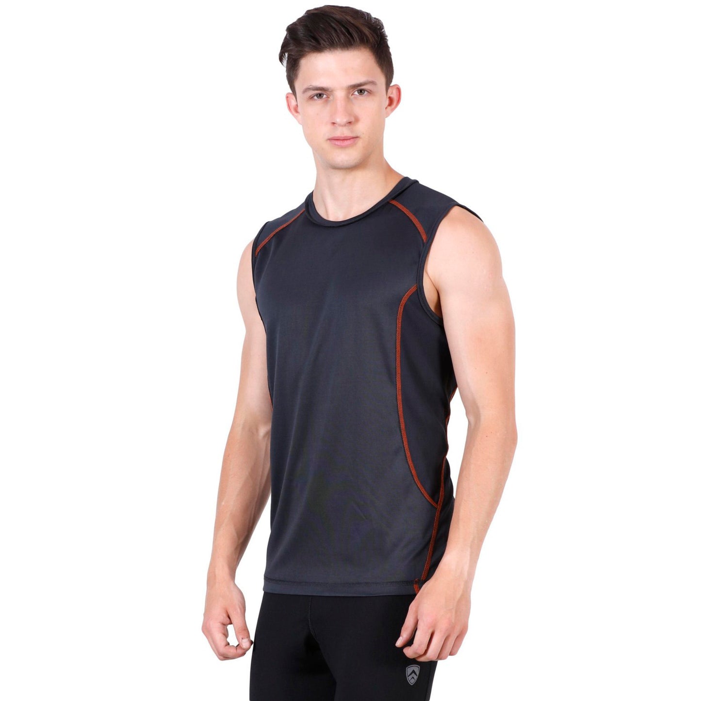 ARMR Men’s Charcoal/Rust SPORT PERFORMANCE SINGLET