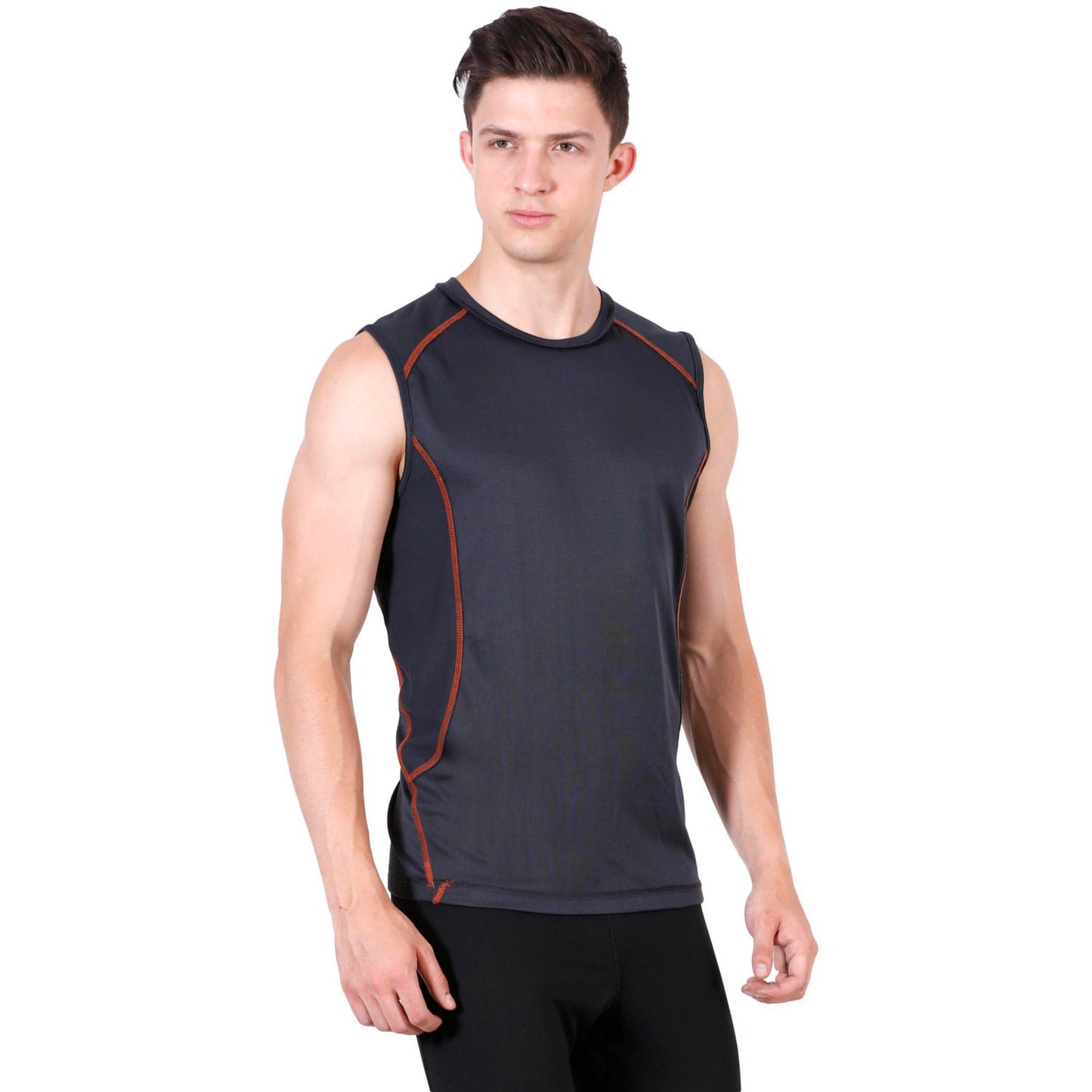 ARMR Men’s Charcoal/Rust SPORT PERFORMANCE SINGLET