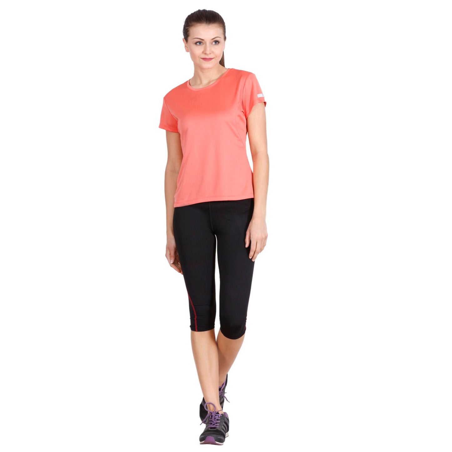 ARMR Women Living Coral SPORT TRAINING TEE