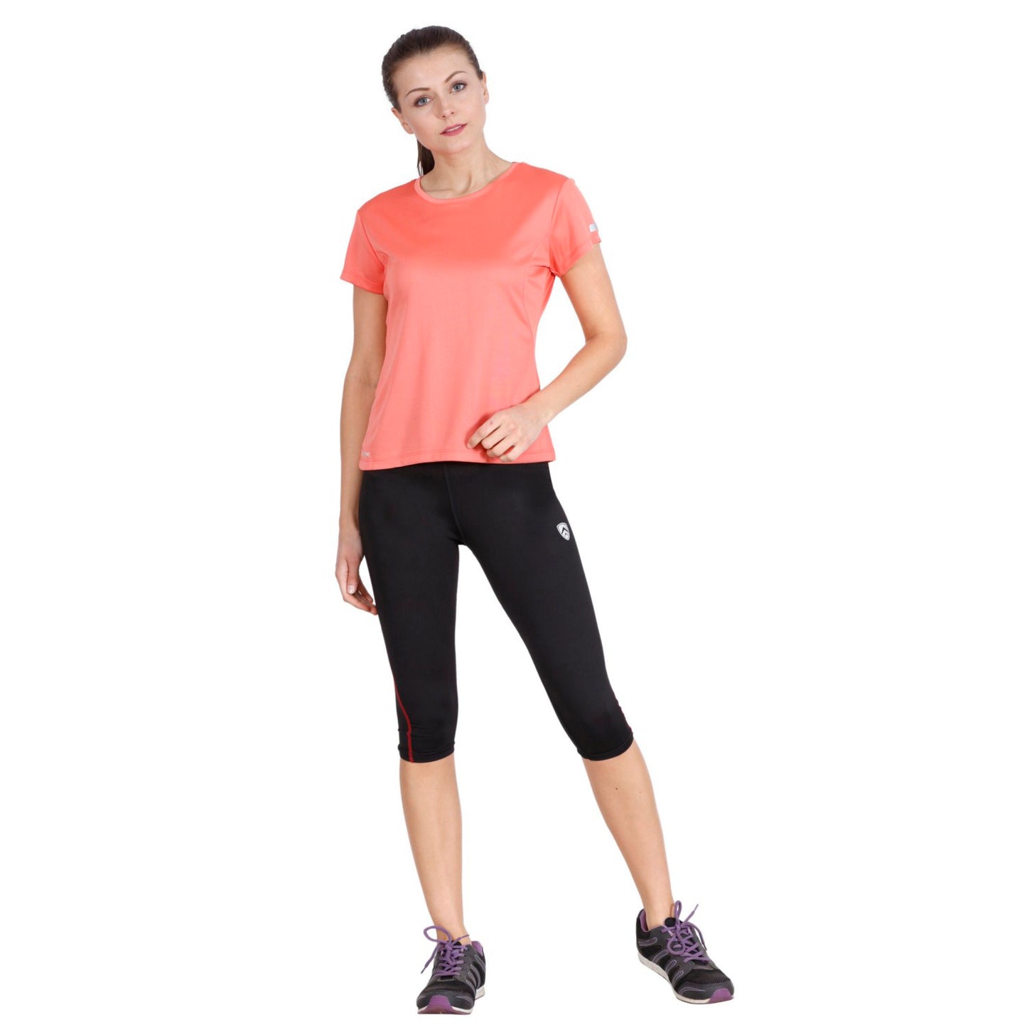 ARMR Women Living Coral SPORT TRAINING TEE