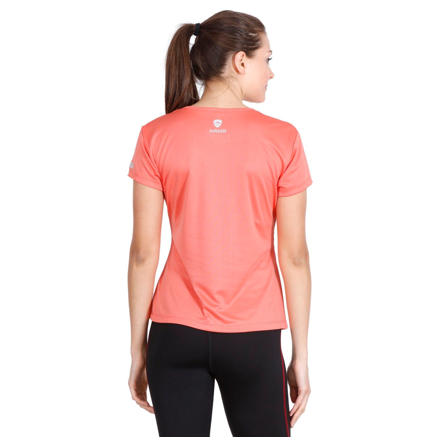 ARMR Women Living Coral SPORT TRAINING TEE