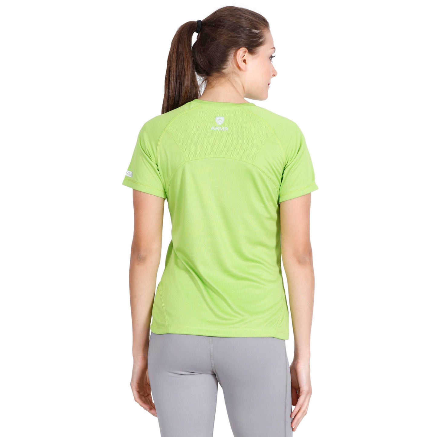 ARMR Women Neon Green SPORT PERFORMANCE TEE