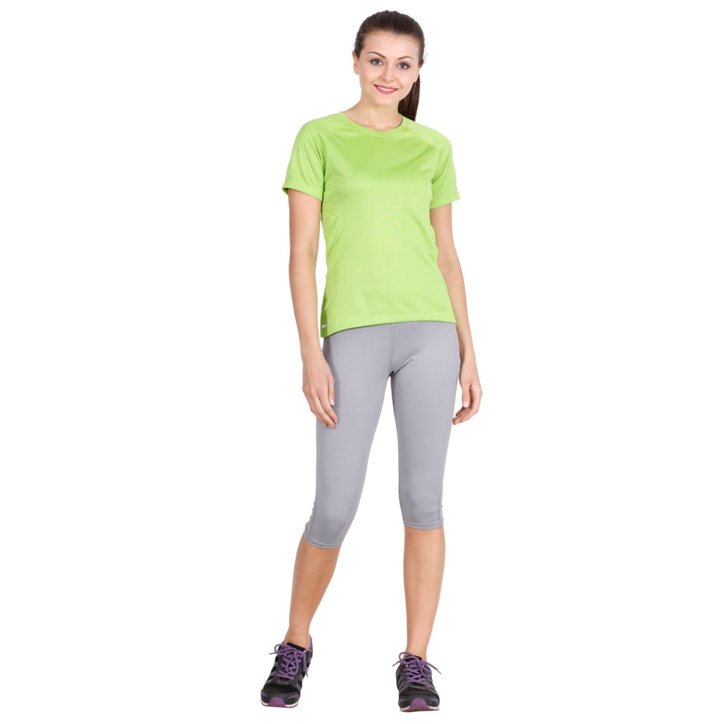 ARMR Women Neon Green SPORT PERFORMANCE TEE