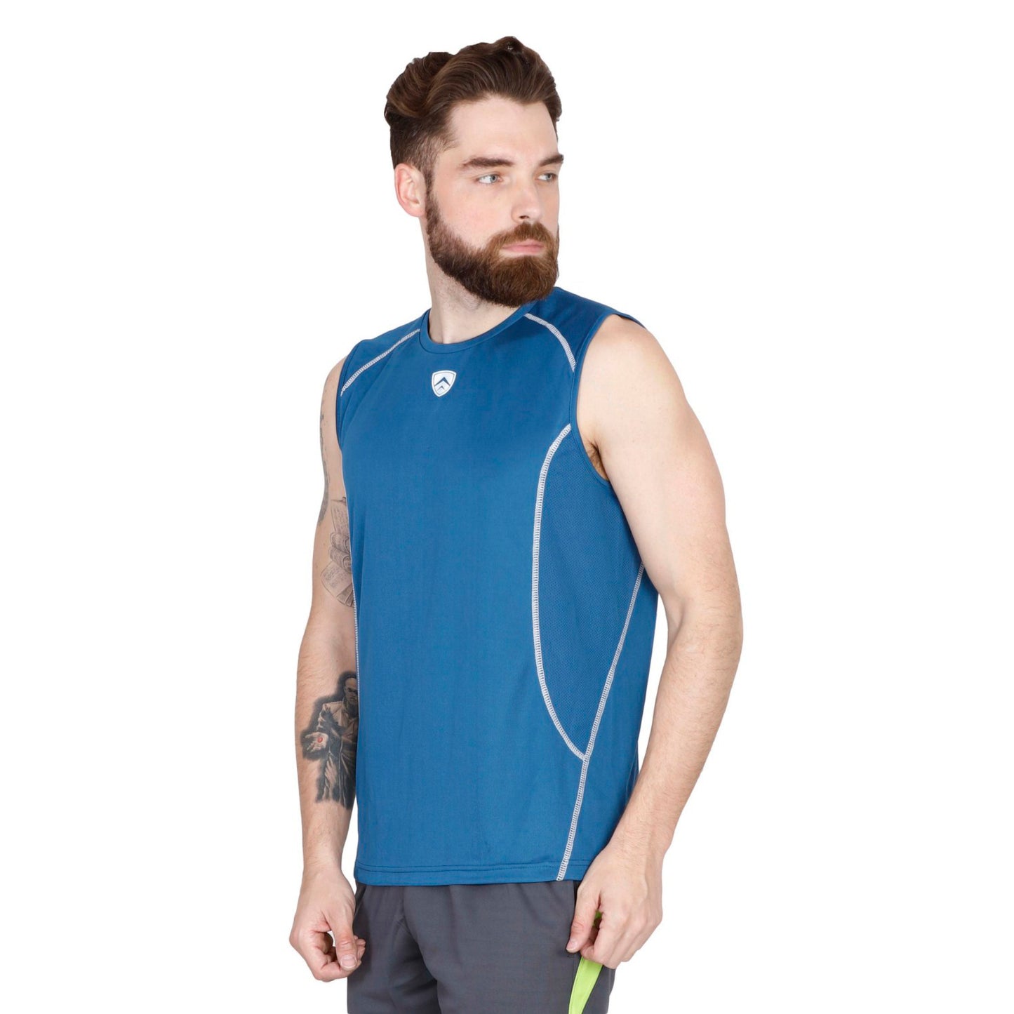 ARMR Men’s Teal/Ecru SPORT PERFORMANCE SINGLET