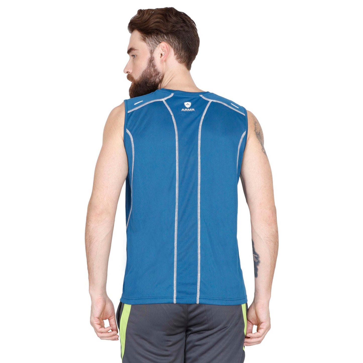 ARMR Men’s Teal/Ecru SPORT PERFORMANCE SINGLET