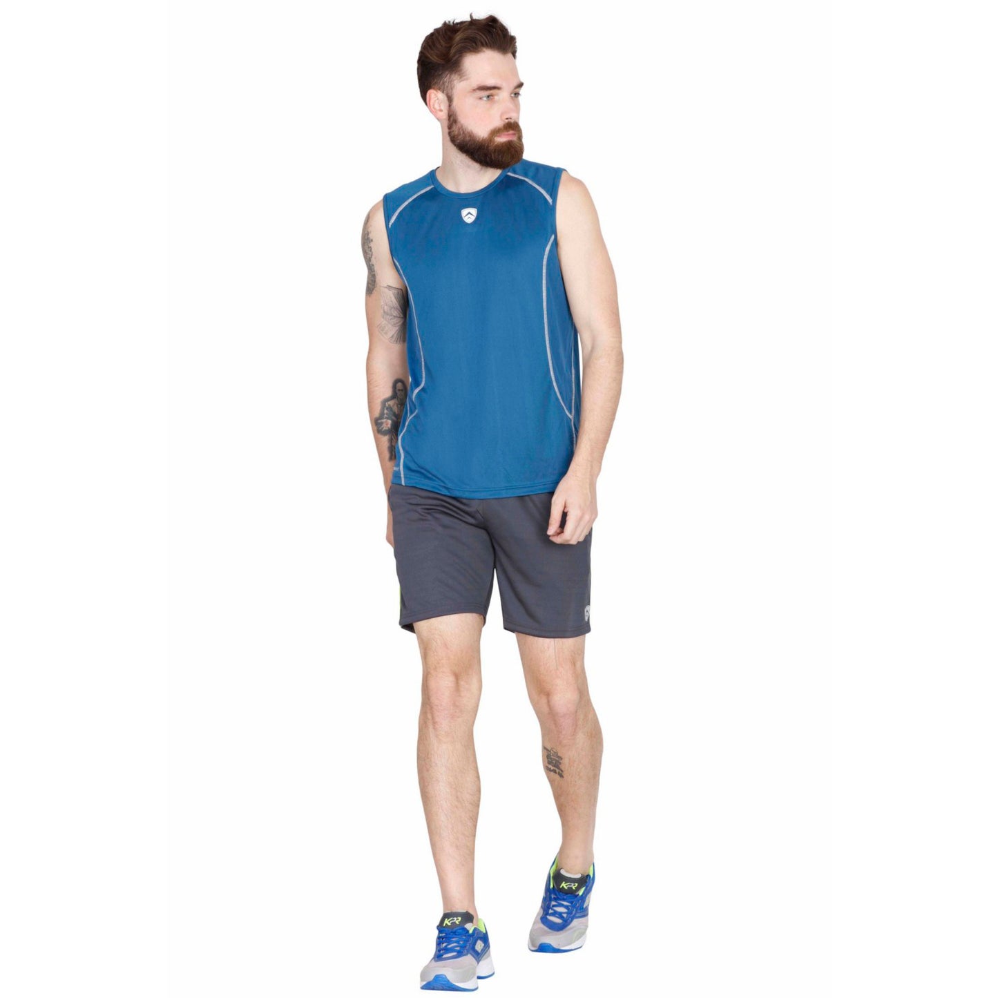 ARMR Men’s Teal/Ecru SPORT PERFORMANCE SINGLET