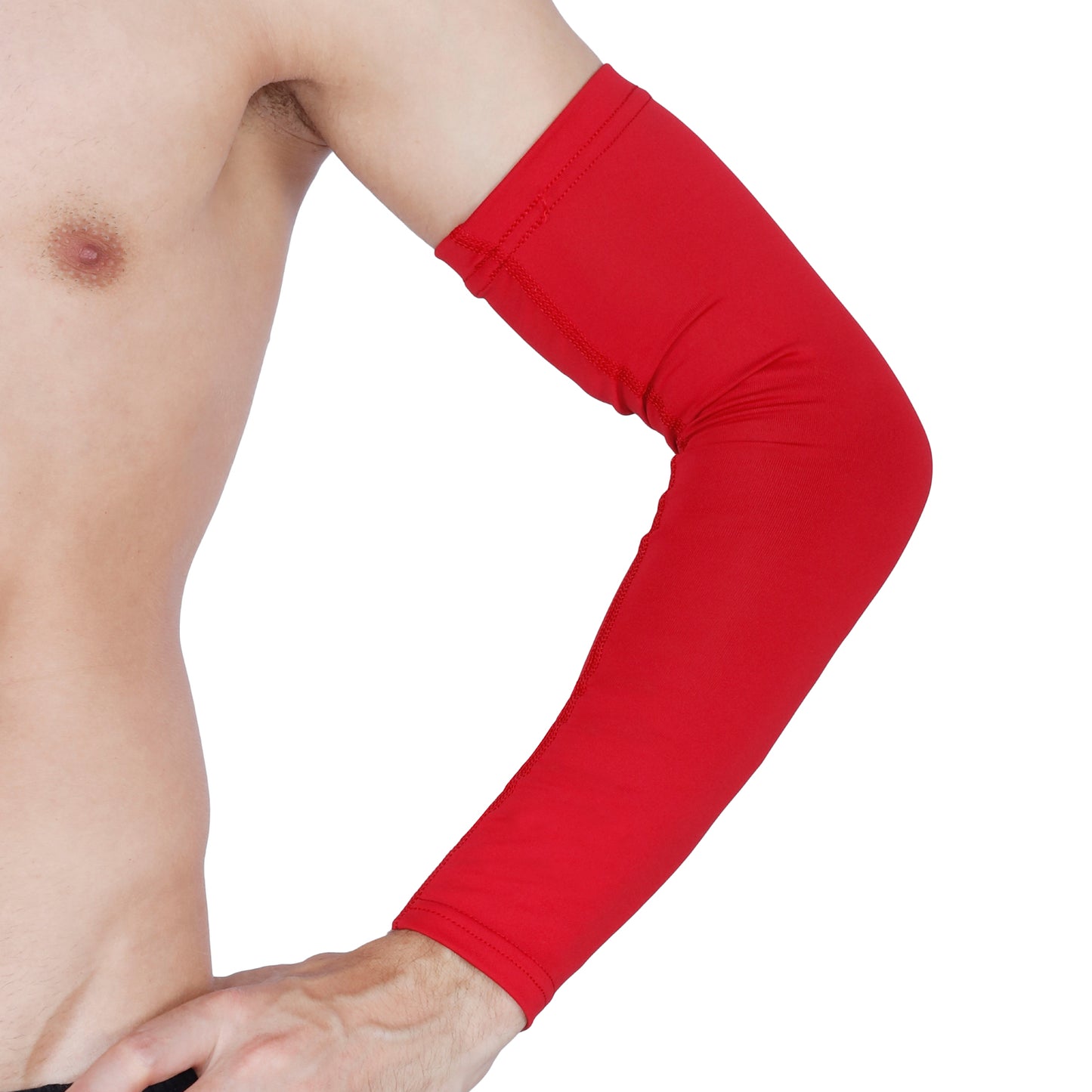 ARMR Unisex Pair of 2 RED SKYN Arm Sleeves