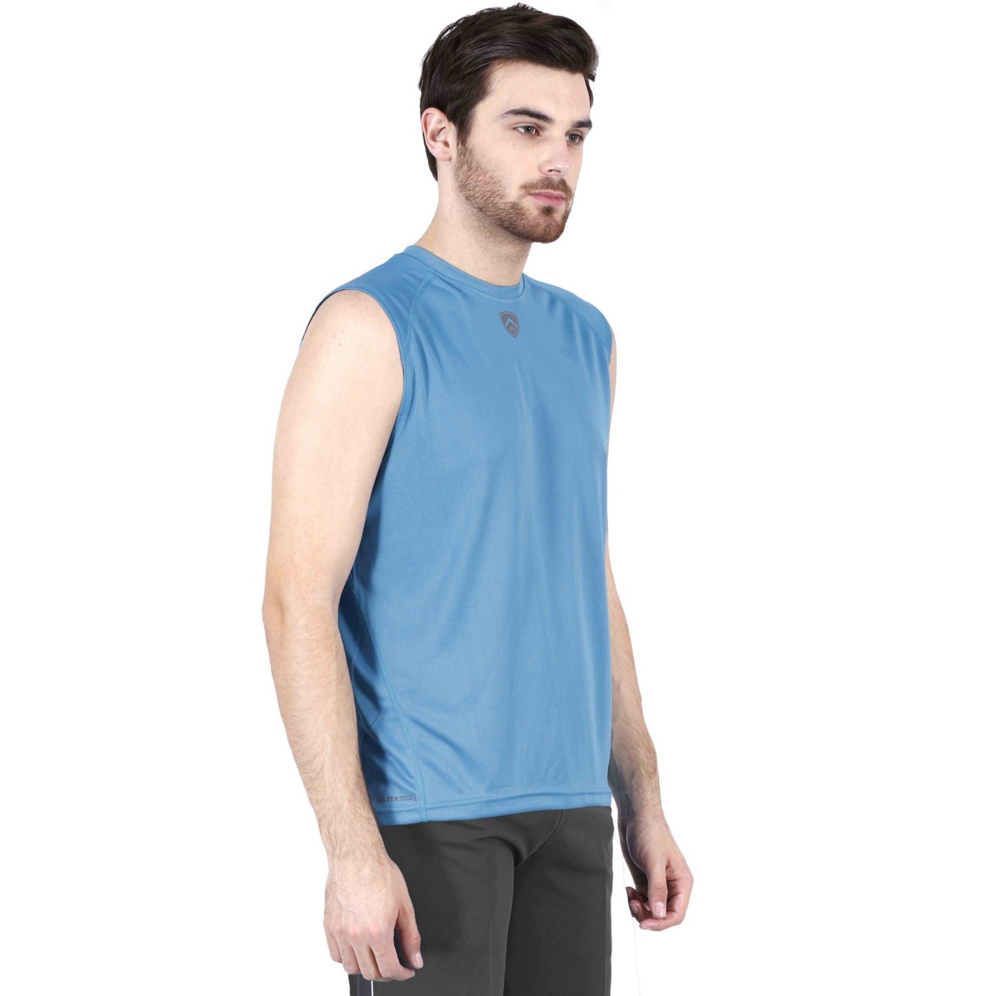 ARMR Mens Sky Blue SPORT SLEEVELESS TEE