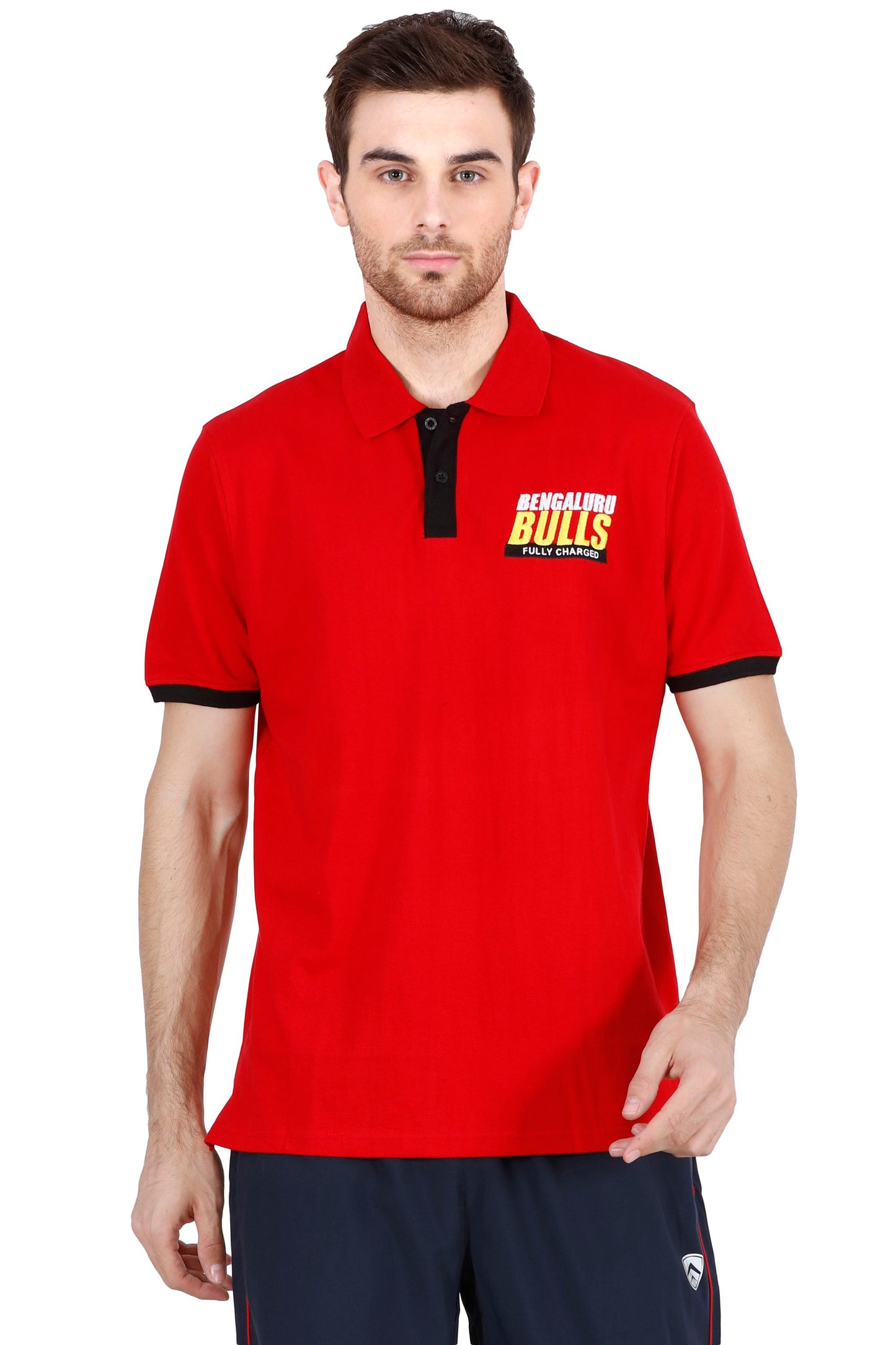 BENGALURU BULLS RED PREMIUM POLO TEE 