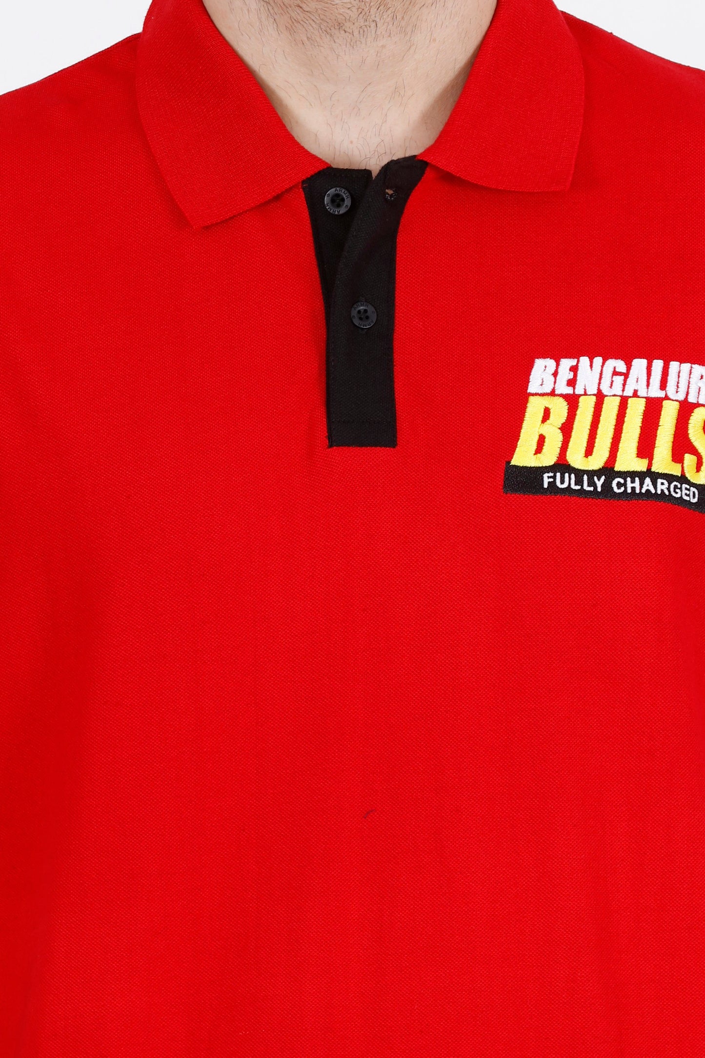 BENGALURU BULLS RED PREMIUM POLO TEE 