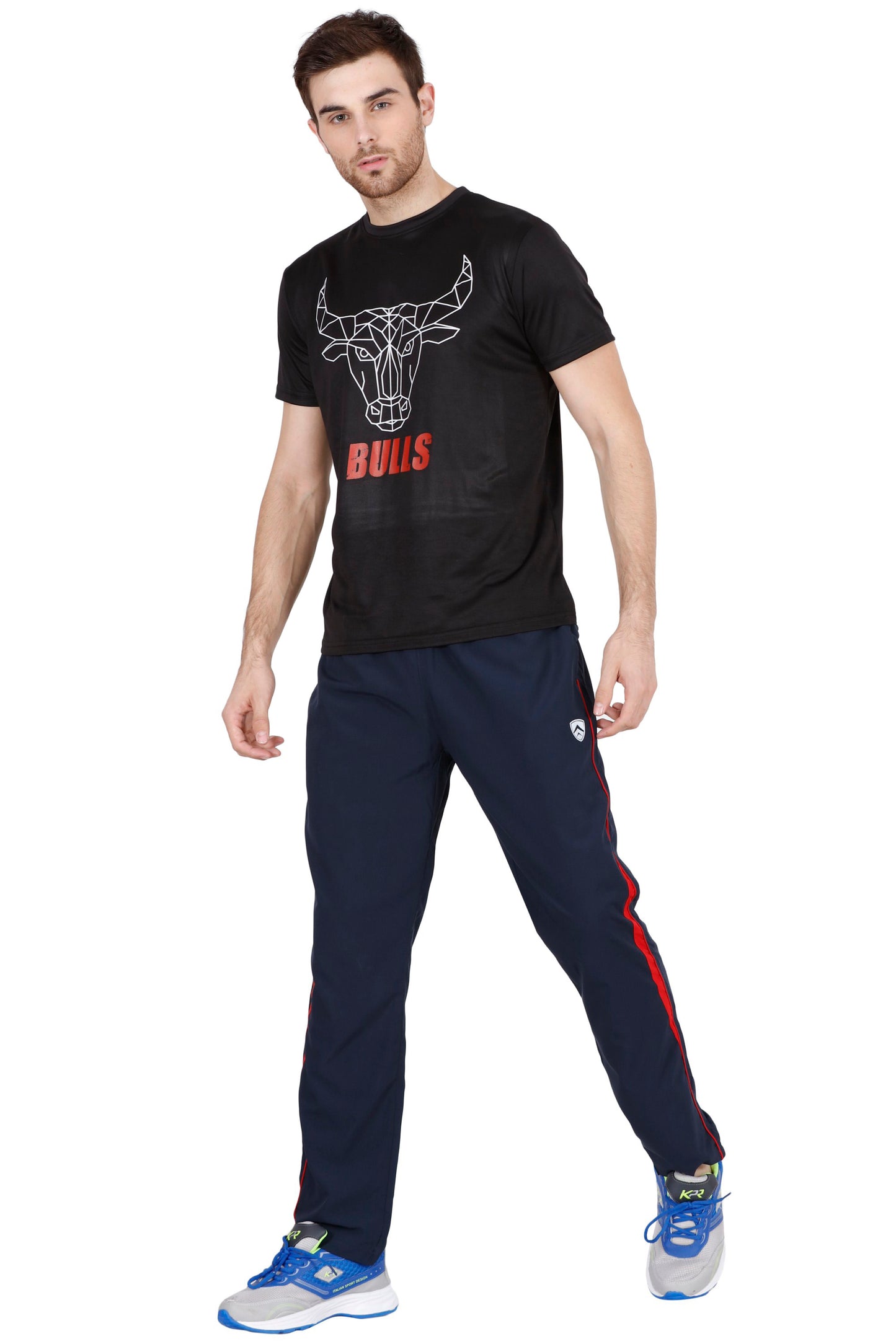 BENGALURU BULLS BLACK SUPER FAN TEE 