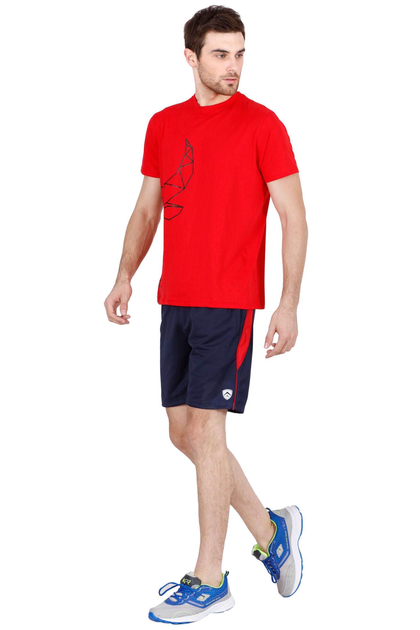 BENGALURU BULLS RED PREMIUM HALF-FACE BULL TEE 