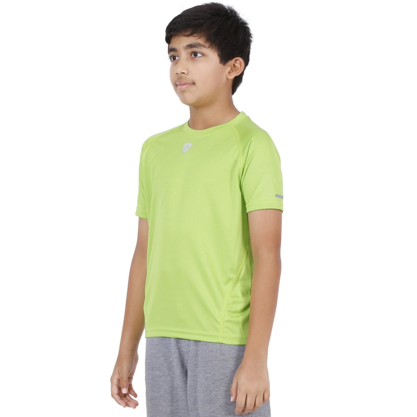 ARMR Junior Neon Green SPORT CREW NECK TEE