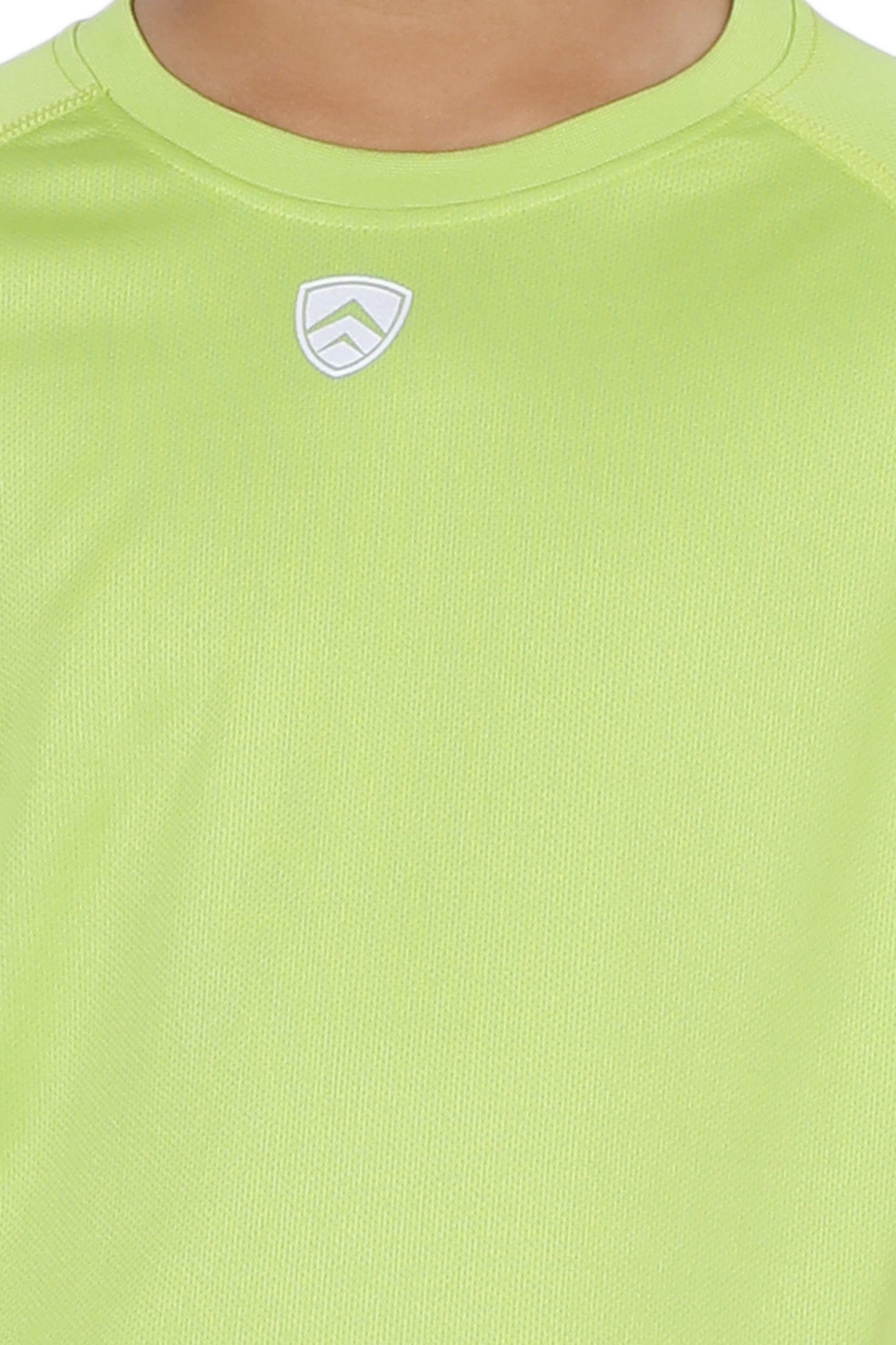 ARMR Junior Neon Green SPORT CREW NECK TEE