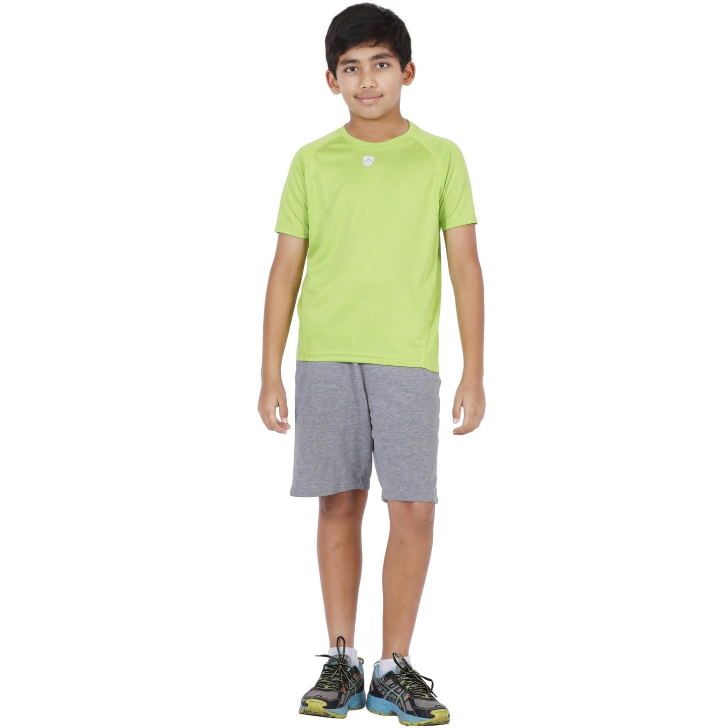 ARMR Junior Neon Green SPORT CREW NECK TEE