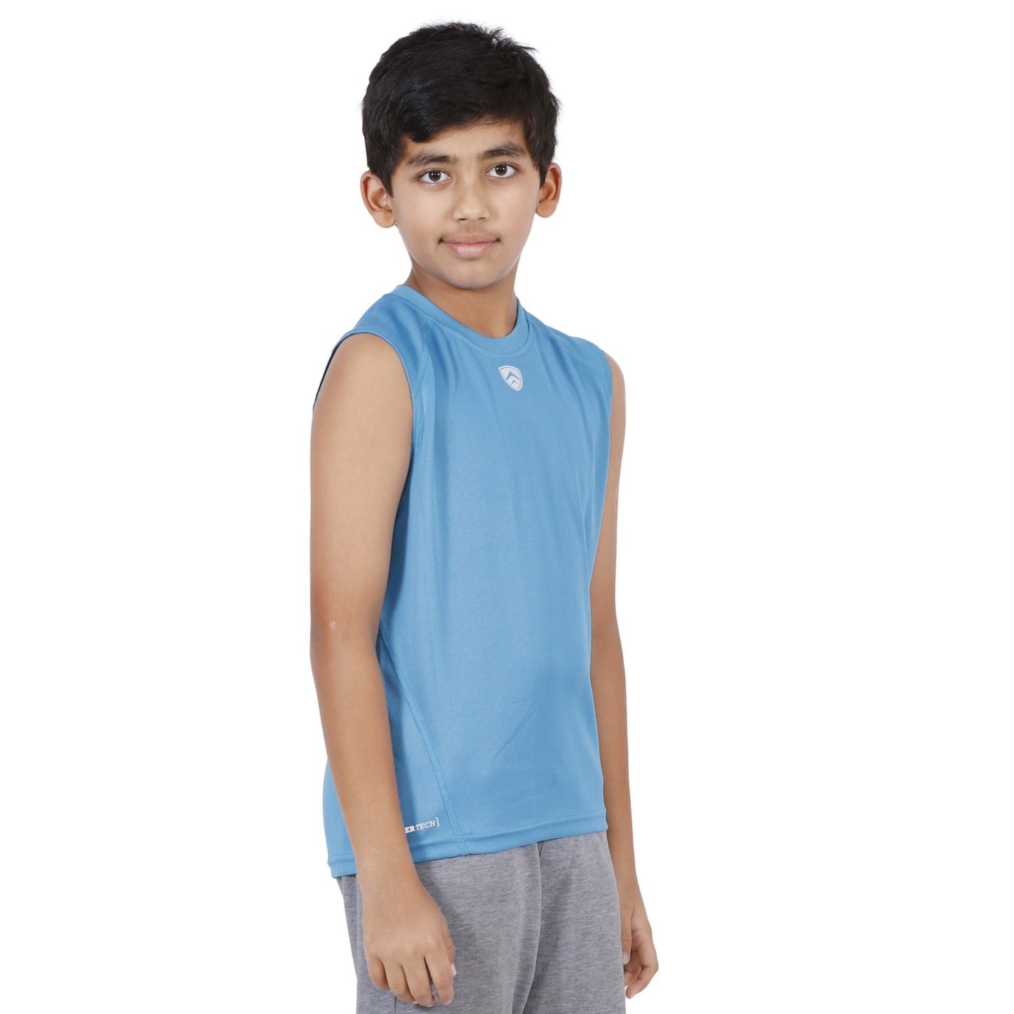 ARMR Junior Sky Blue SPORT SLEEVELESS TEE