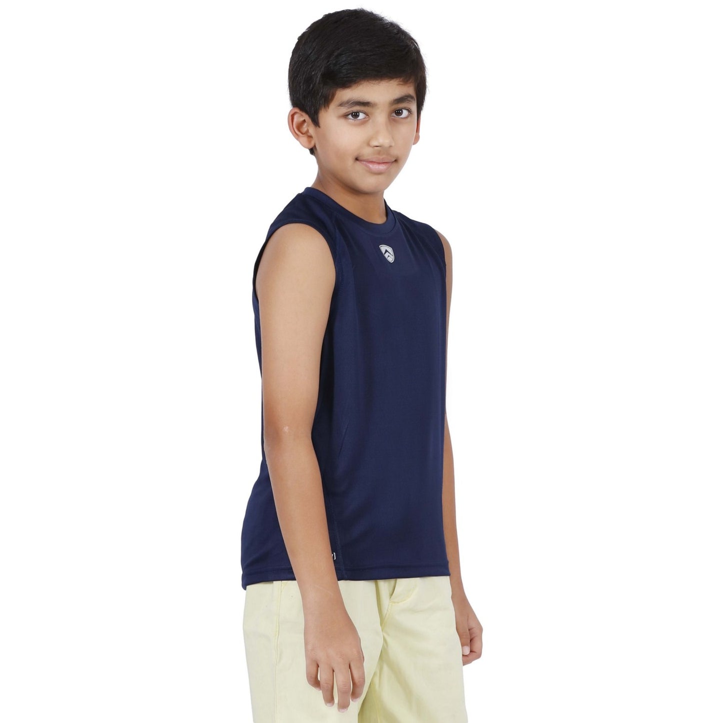 ARMR Junior Navy SPORT SLEEVELESS TEE