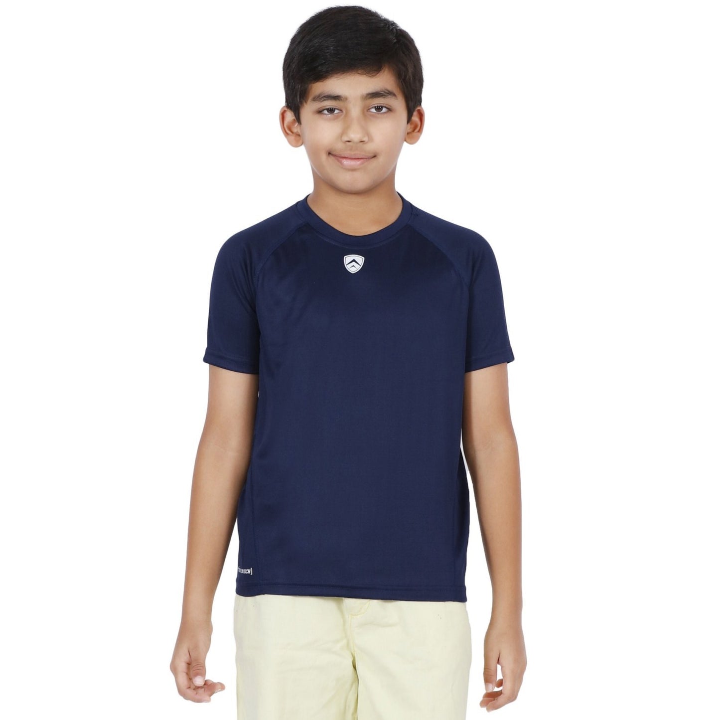 ARMR Junior Navy SPORT CREW NECK TEE