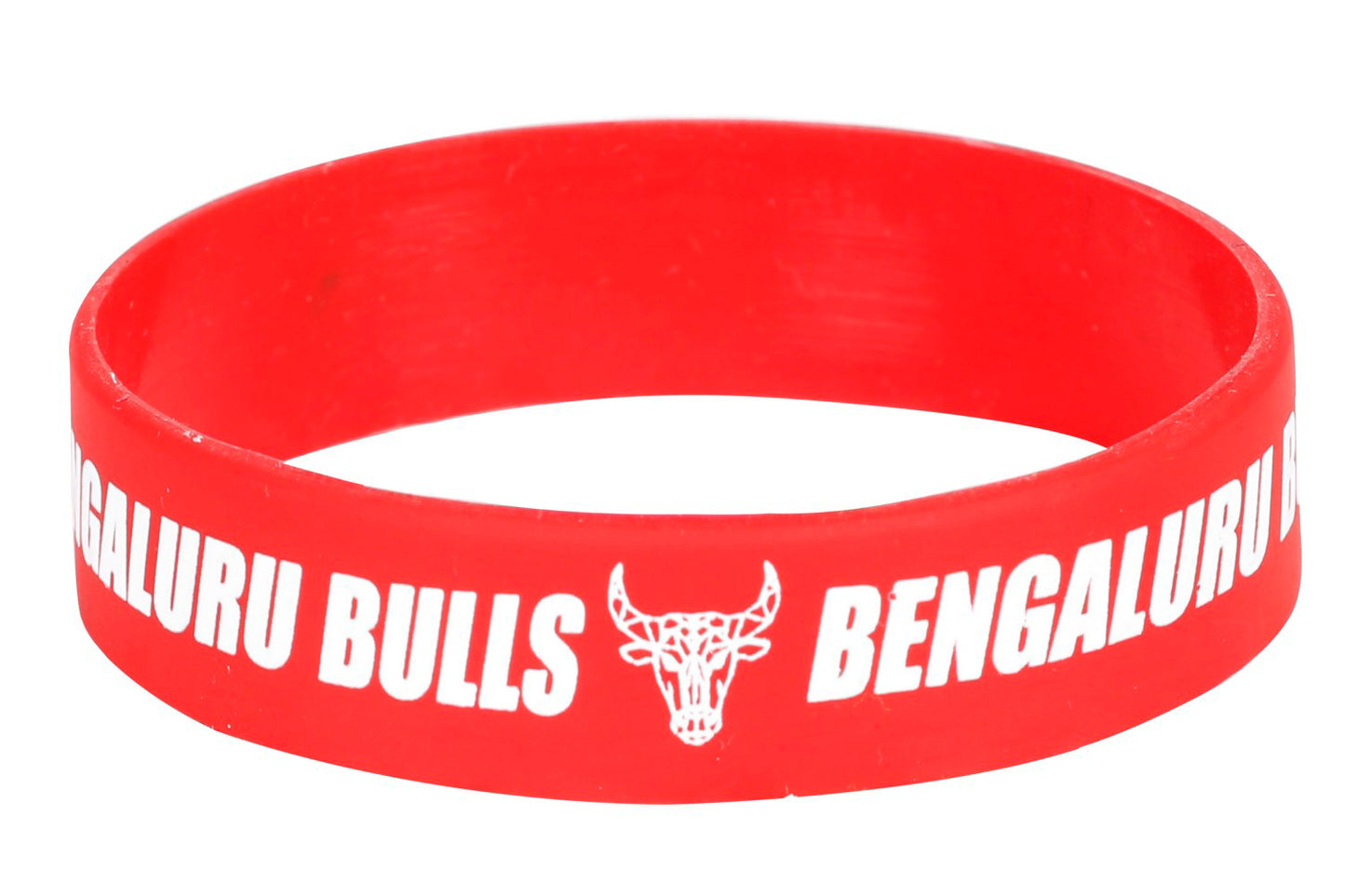 BENGALURU BULLS BRANDED RED SILICON BAND